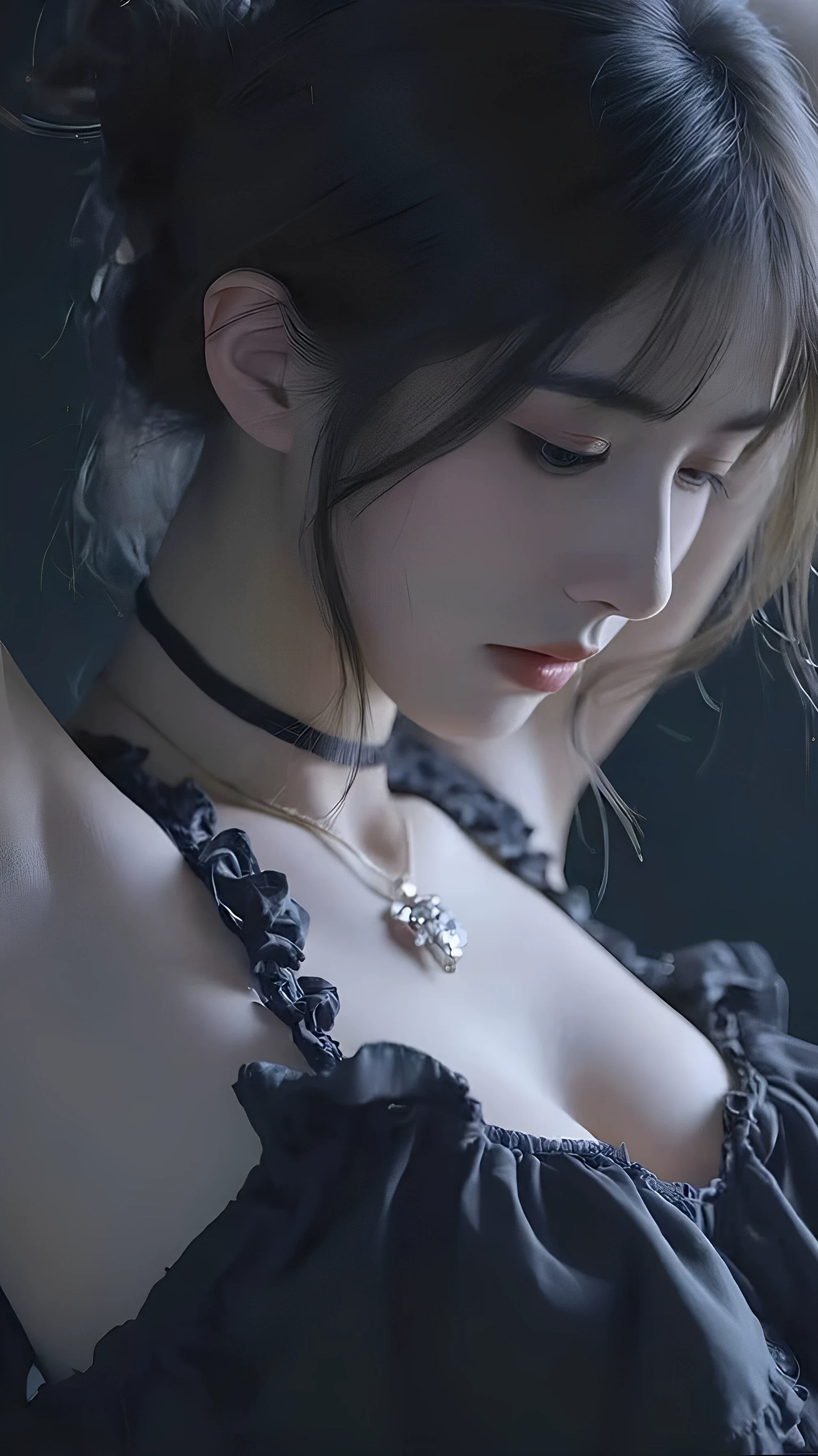 气质女孩高清人像写真图片 优雅女孩手机锁屏素材