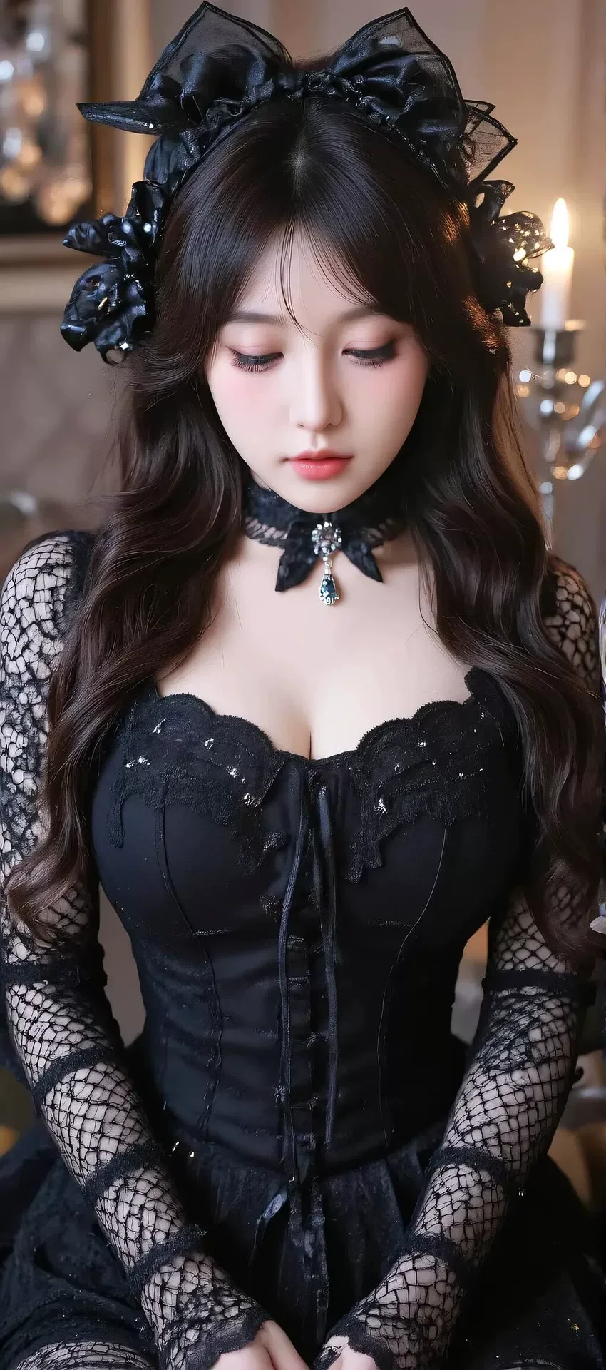 气质女孩高清人像写真图片 优雅女孩手机锁屏素材