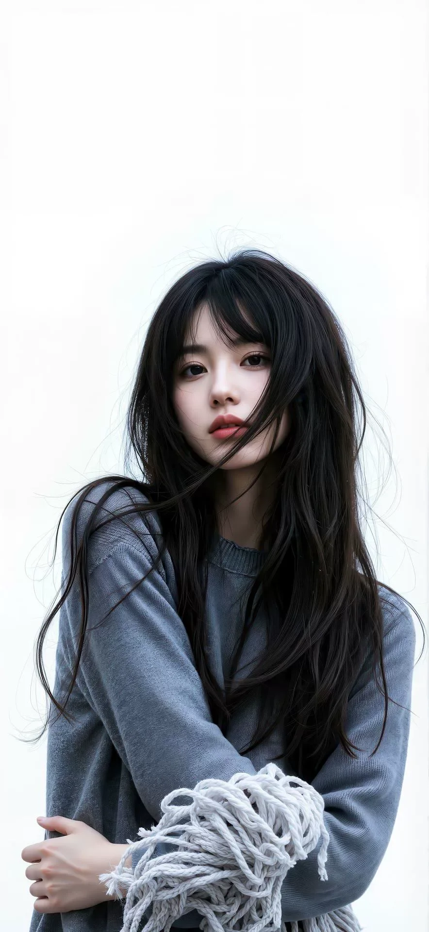 气质女孩高清人像写真图片 优雅女孩手机锁屏素材