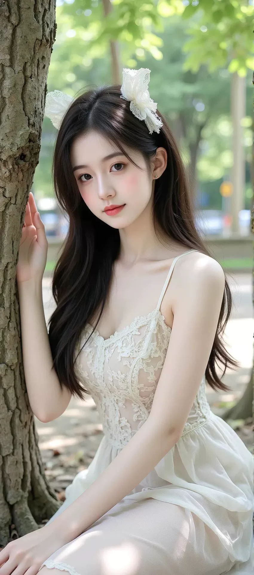 气质女孩高清人像写真图片 优雅女孩手机锁屏素材