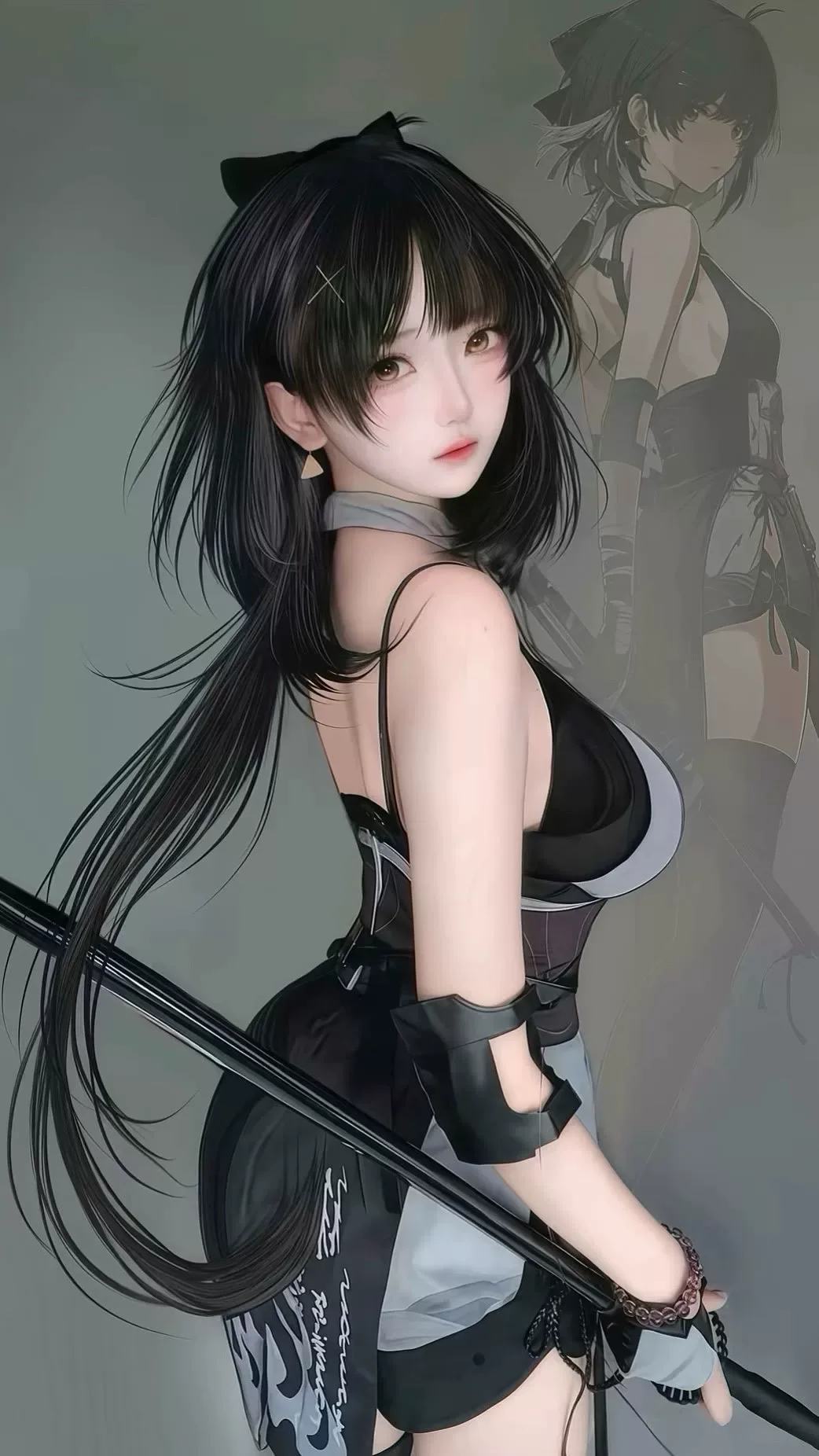 气质女孩高清人像写真图片 优雅女孩手机锁屏素材
