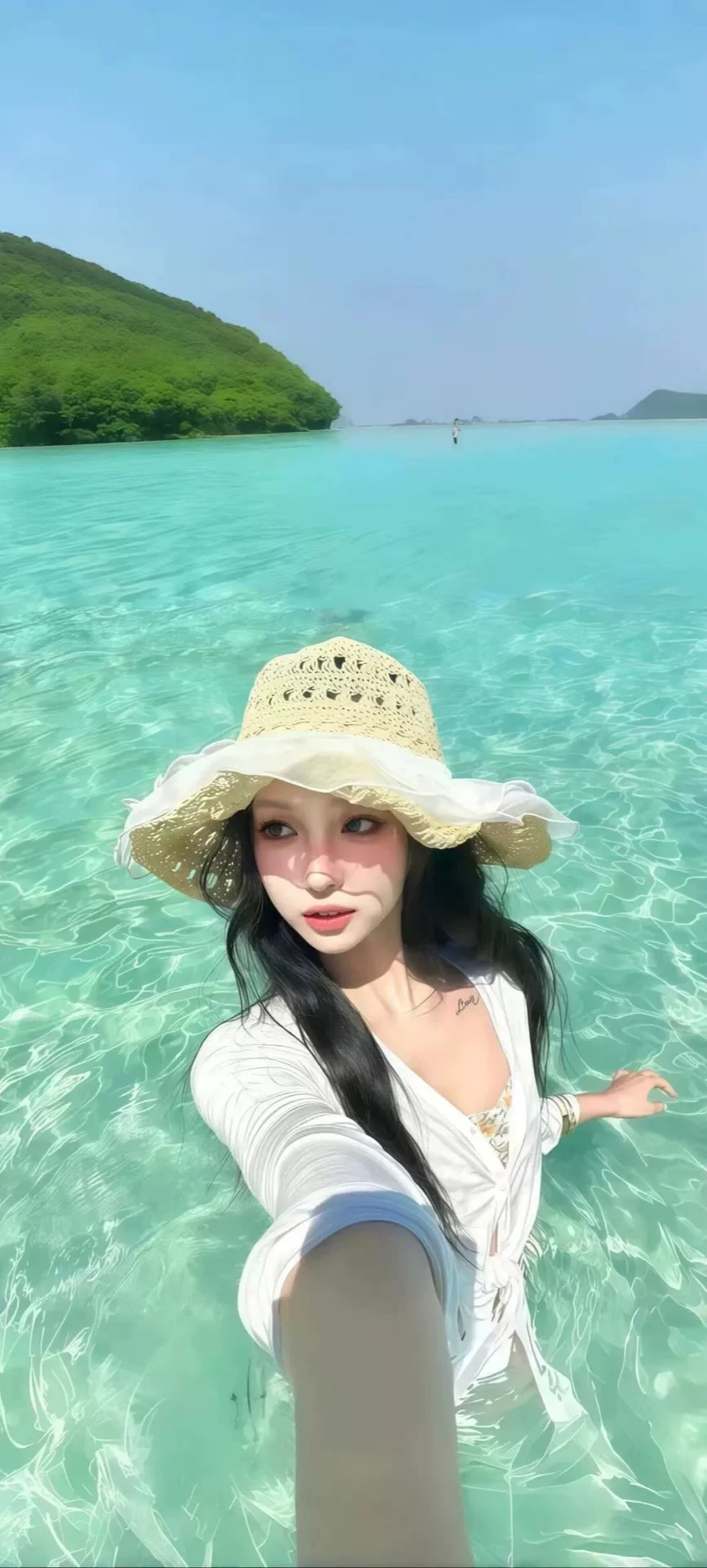 气质女孩高清人像写真图片 优雅女孩手机锁屏素材