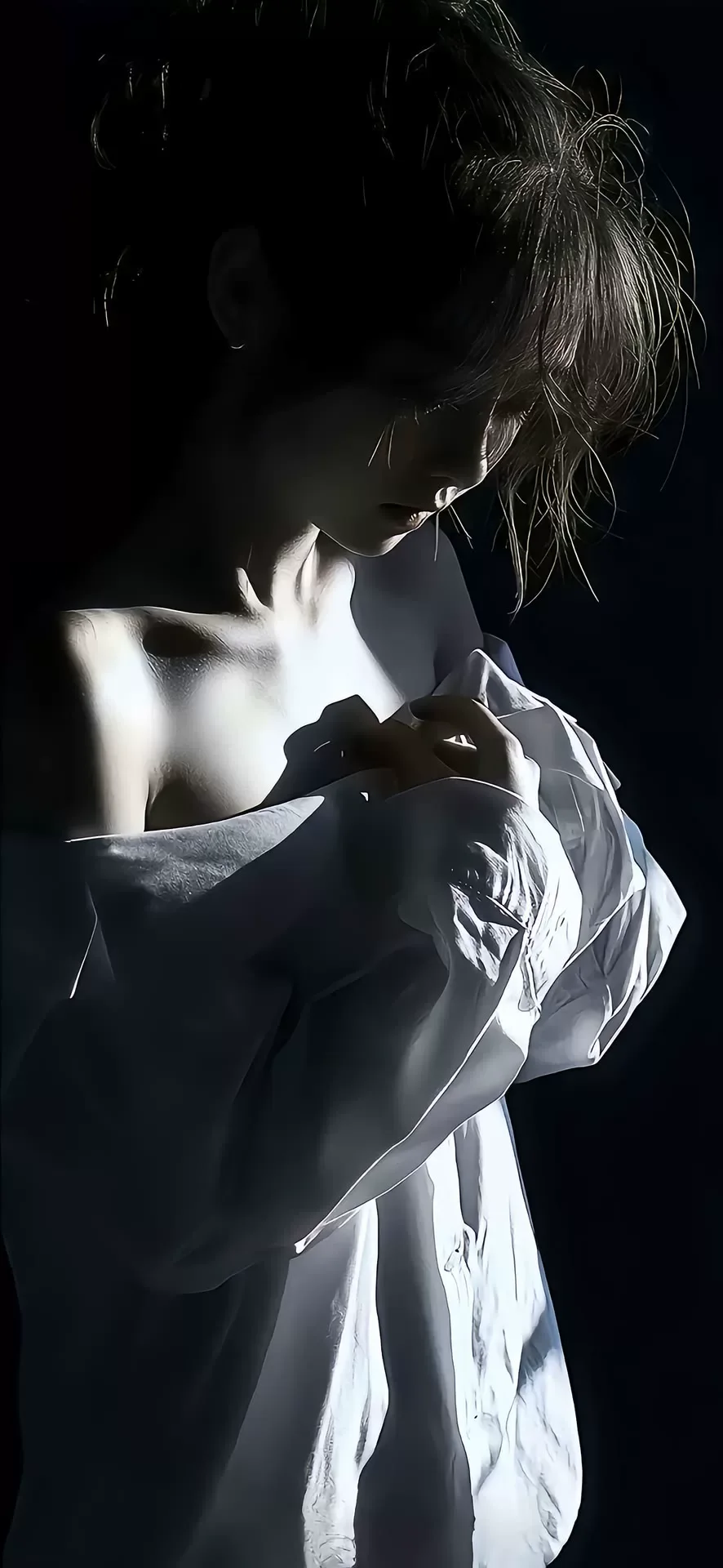 气质女孩高清人像写真图片 优雅女孩手机锁屏素材