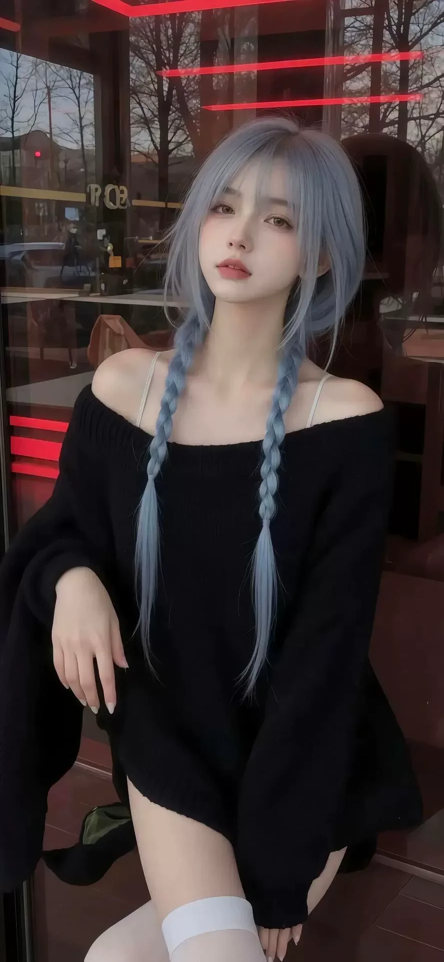 气质女孩高清人像写真图片 优雅女孩手机锁屏素材