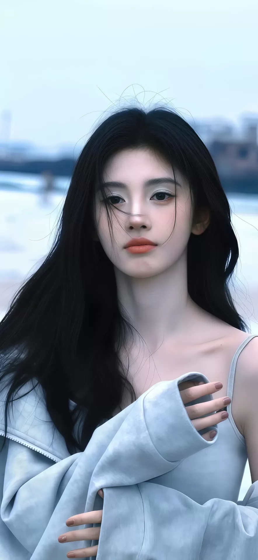 气质女孩高清人像写真图片 优雅女孩手机锁屏素材