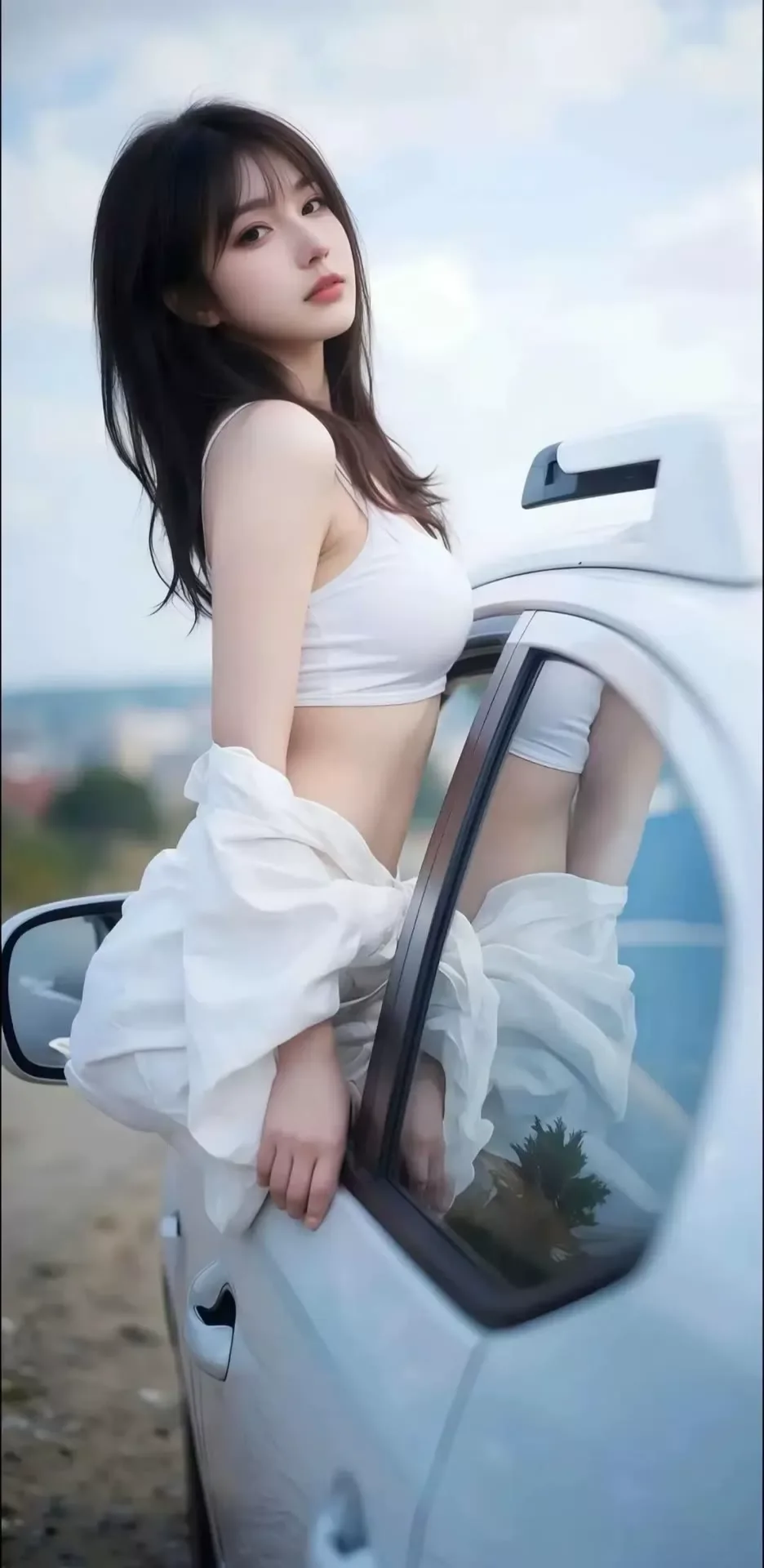 气质女孩高清人像写真图片 优雅女孩手机锁屏素材