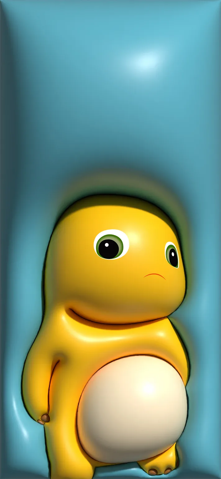 动漫壁纸膨胀3D奶龙壁纸-高清膨胀3D奶龙卡通图片