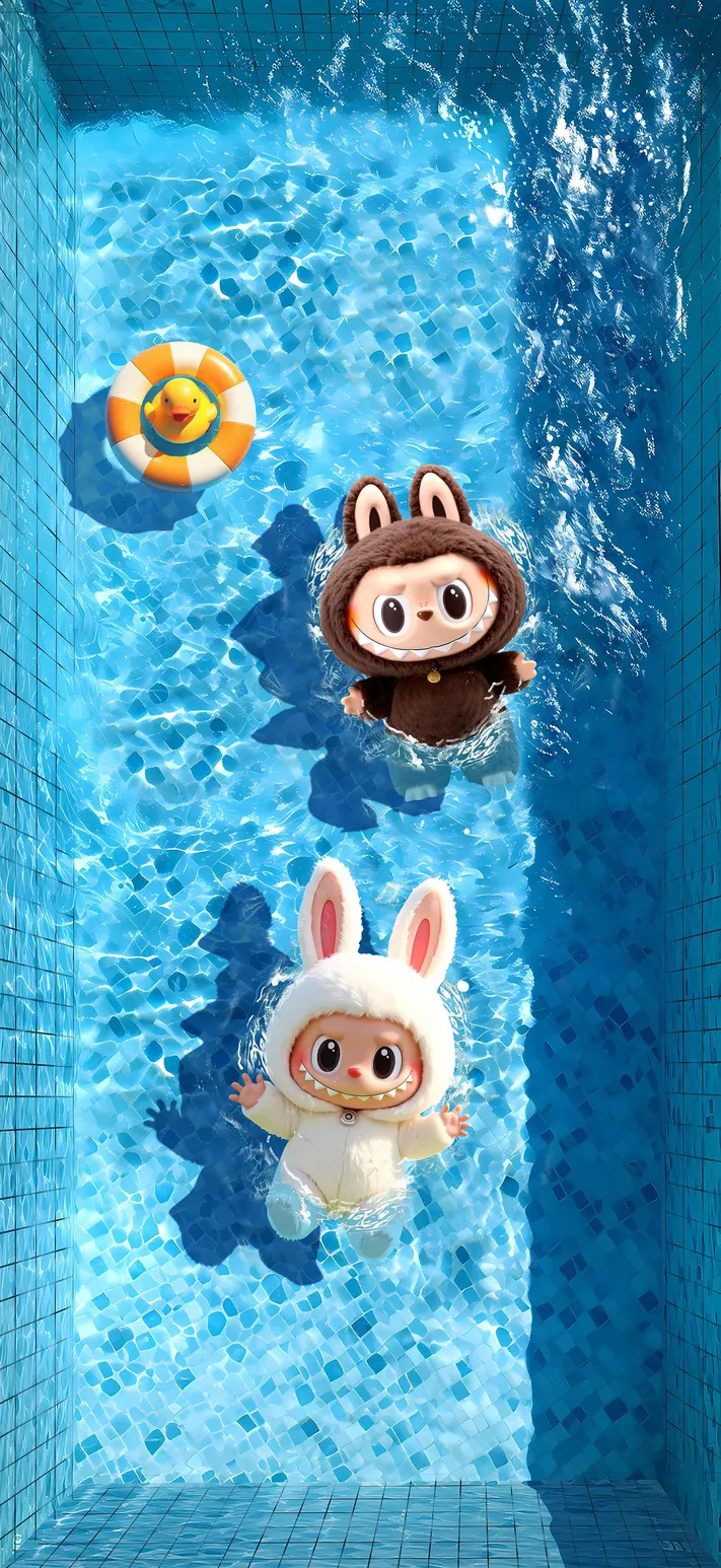 清凉夏日拉布布壁纸-高清拉布布风格清凉夏日图片