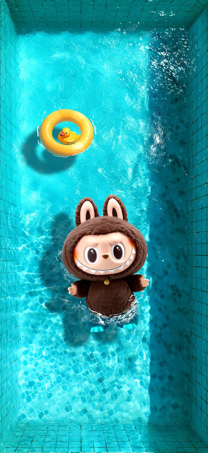 清凉夏日拉布布壁纸-高清拉布布风格清凉夏日图片