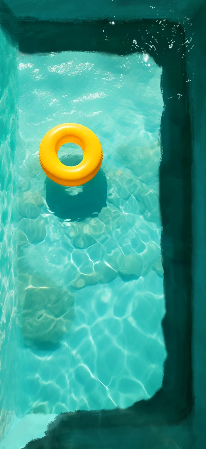 清凉夏日线条小狗壁纸-高清线条小狗风格清凉夏日图片