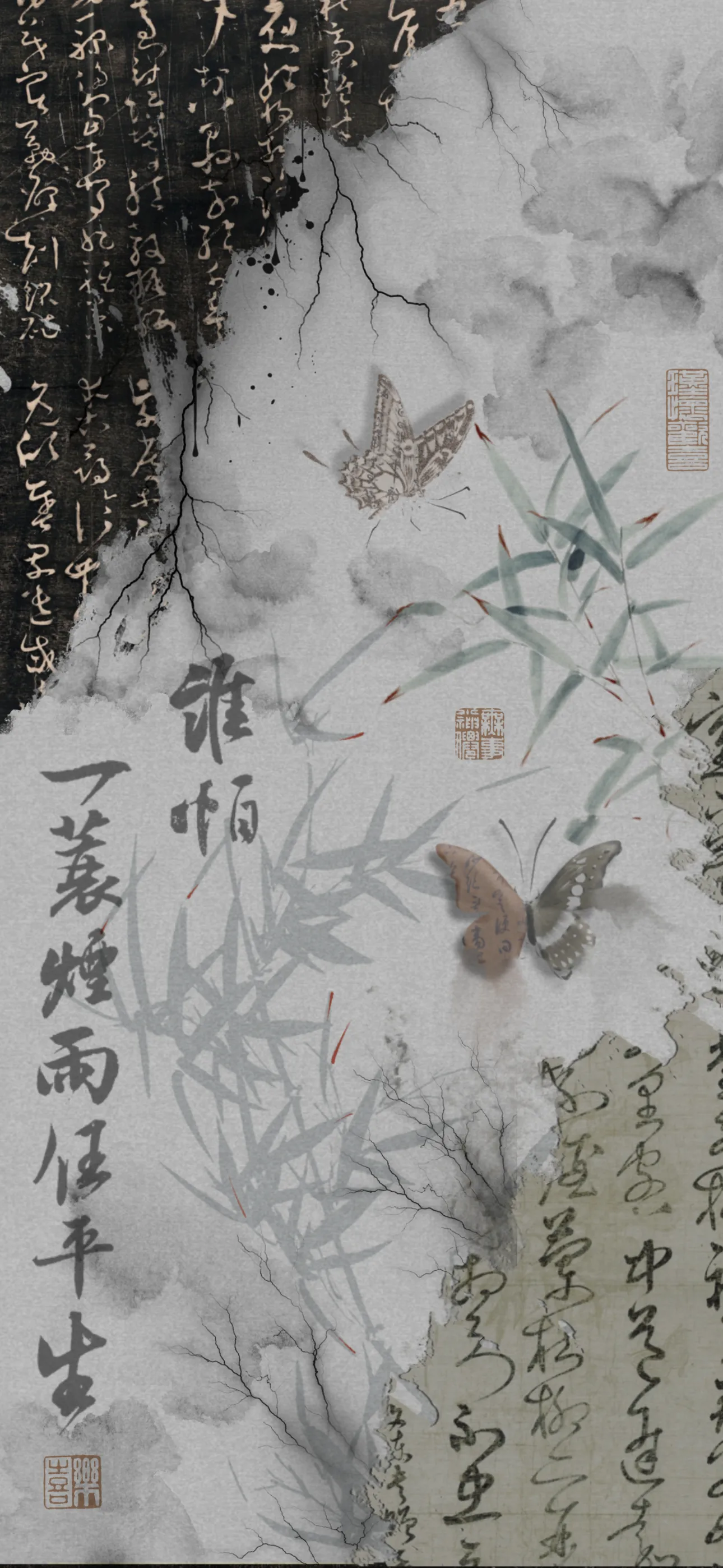 文字情感文字壁纸国风诸神壁纸-竖屏手机屏保