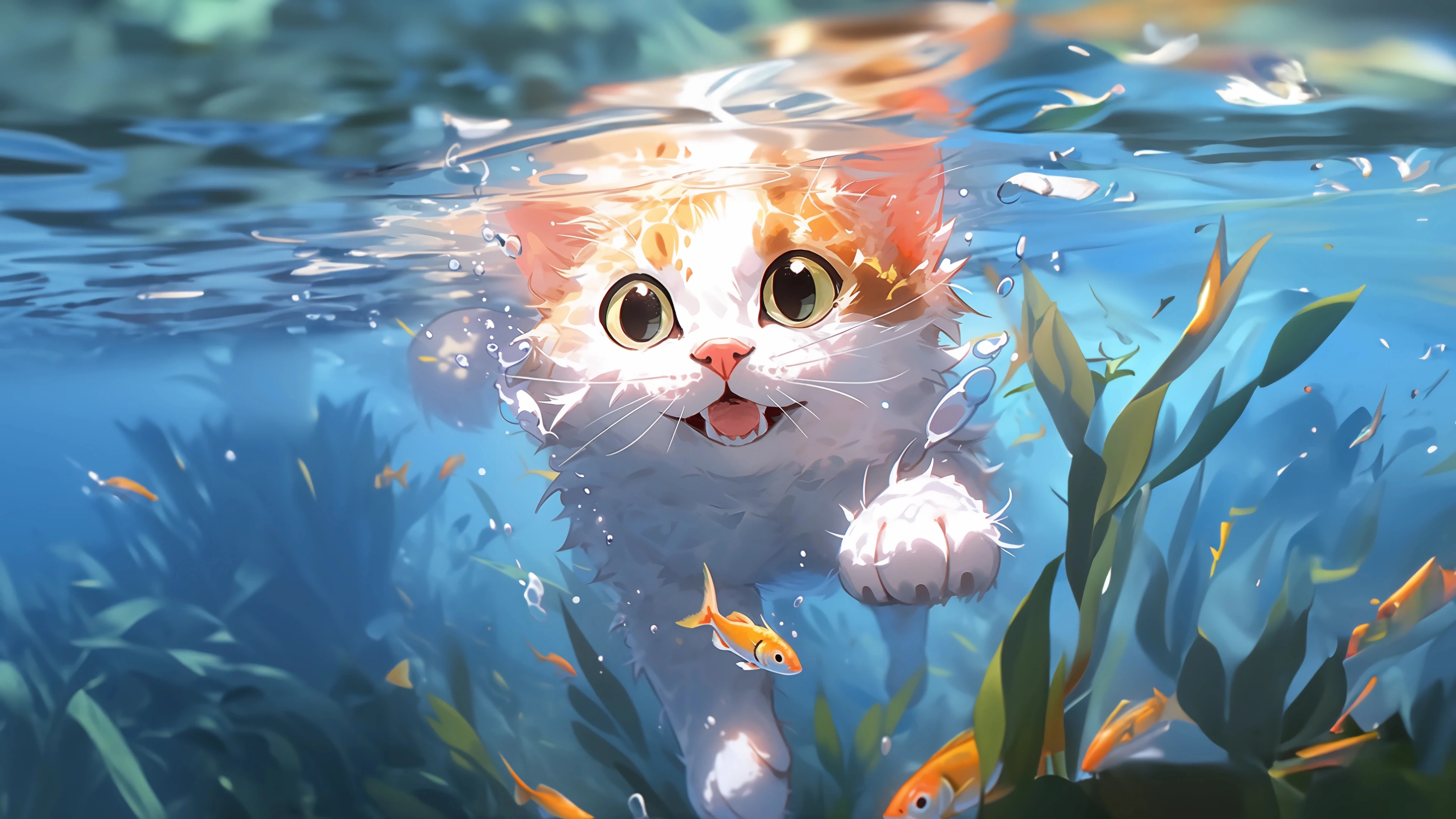 可爱猫咪壁纸 小猫高清摄影图片