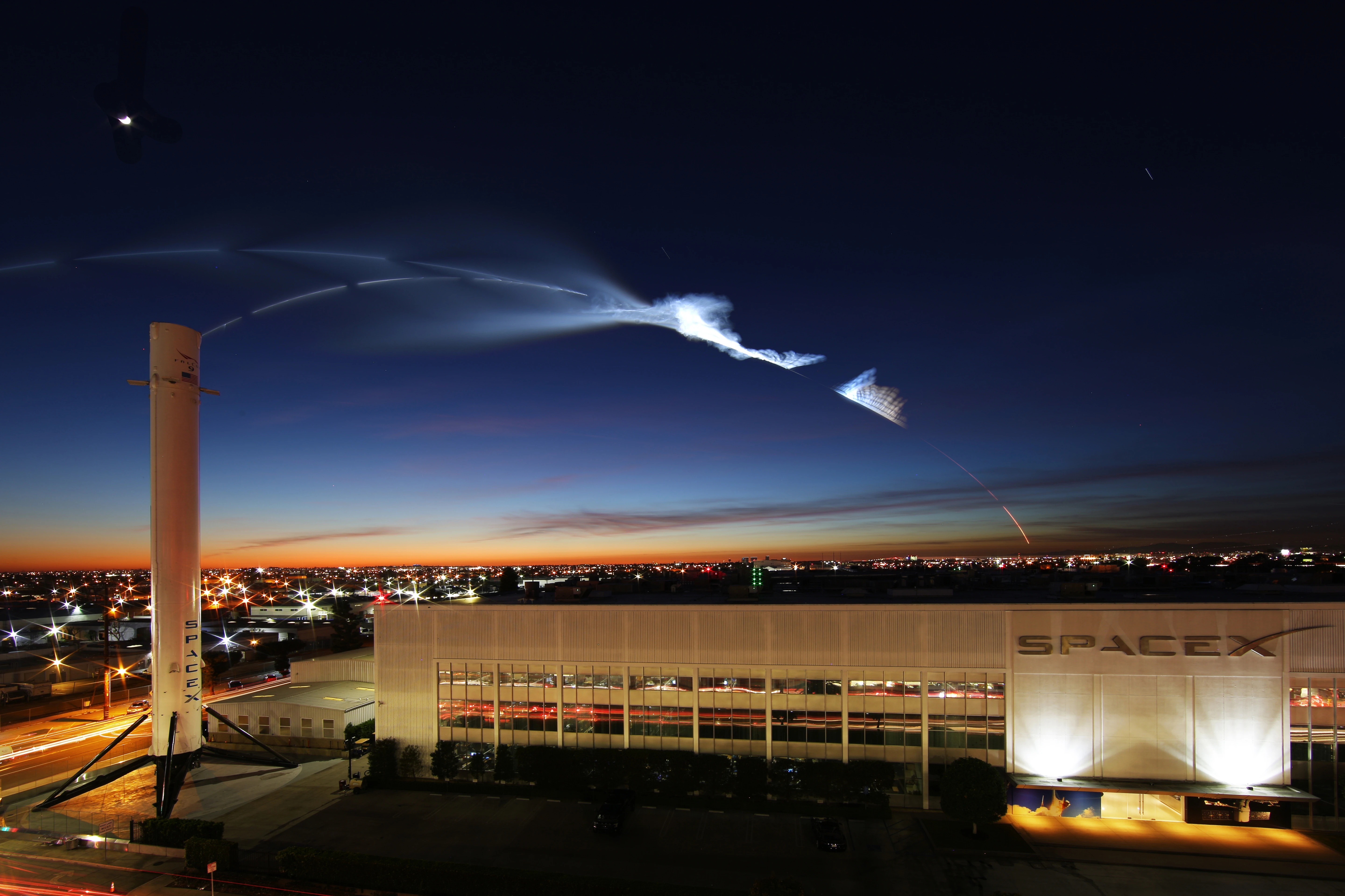 2K壁纸 科技感的 飞机航天SpaceX 航天摄影 电脑桌牌壁纸
