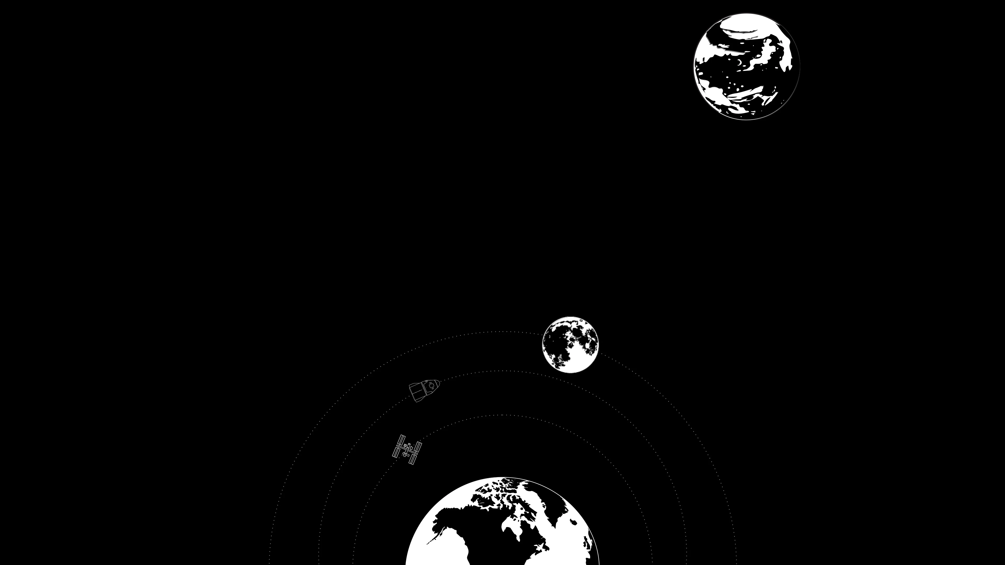 4k画质 未来的 飞机航天SpaceX 火箭图片 锁屏壁纸