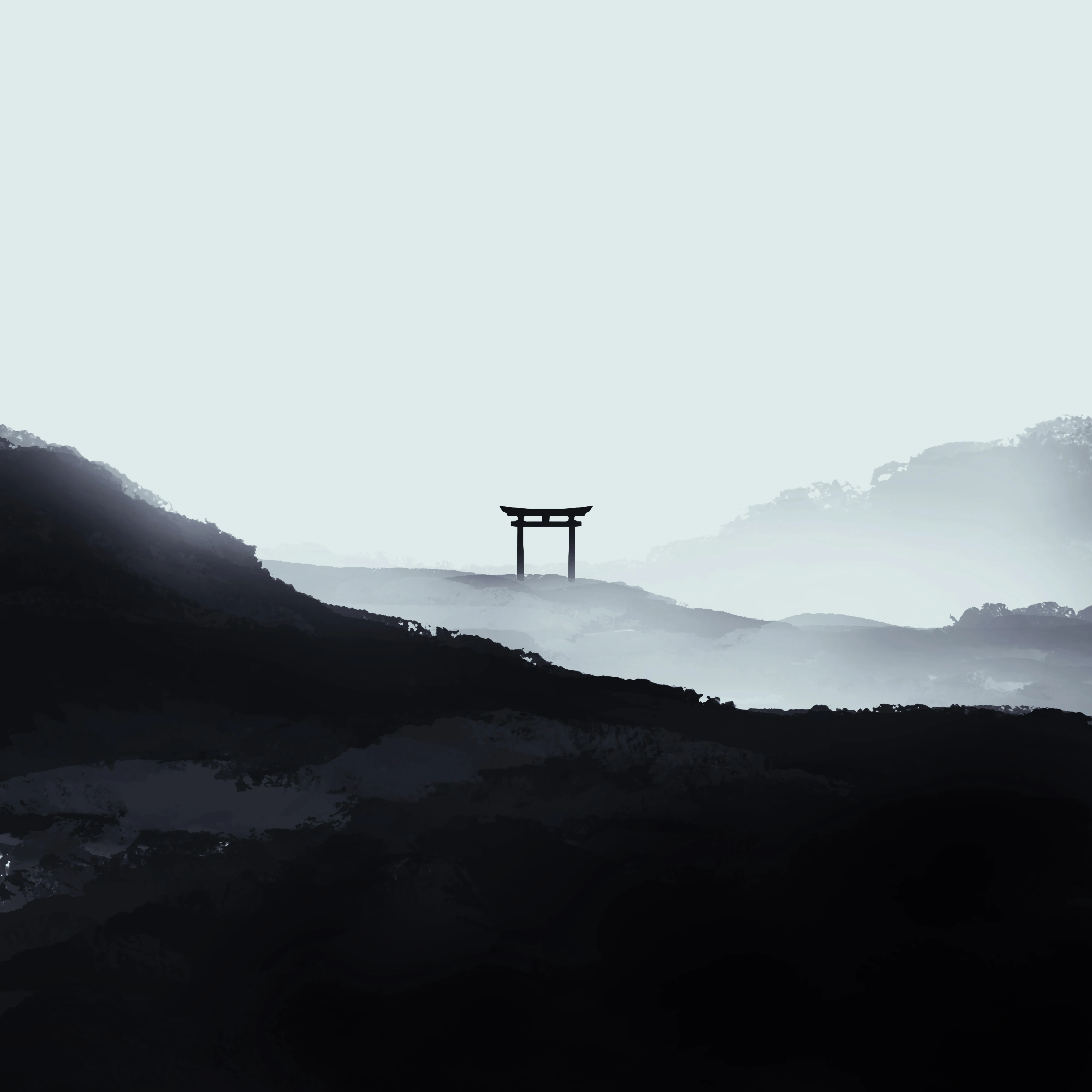 无损画质 柔和色调的 黑白黑白风格 电脑桌牌壁纸 剪辑图片素材