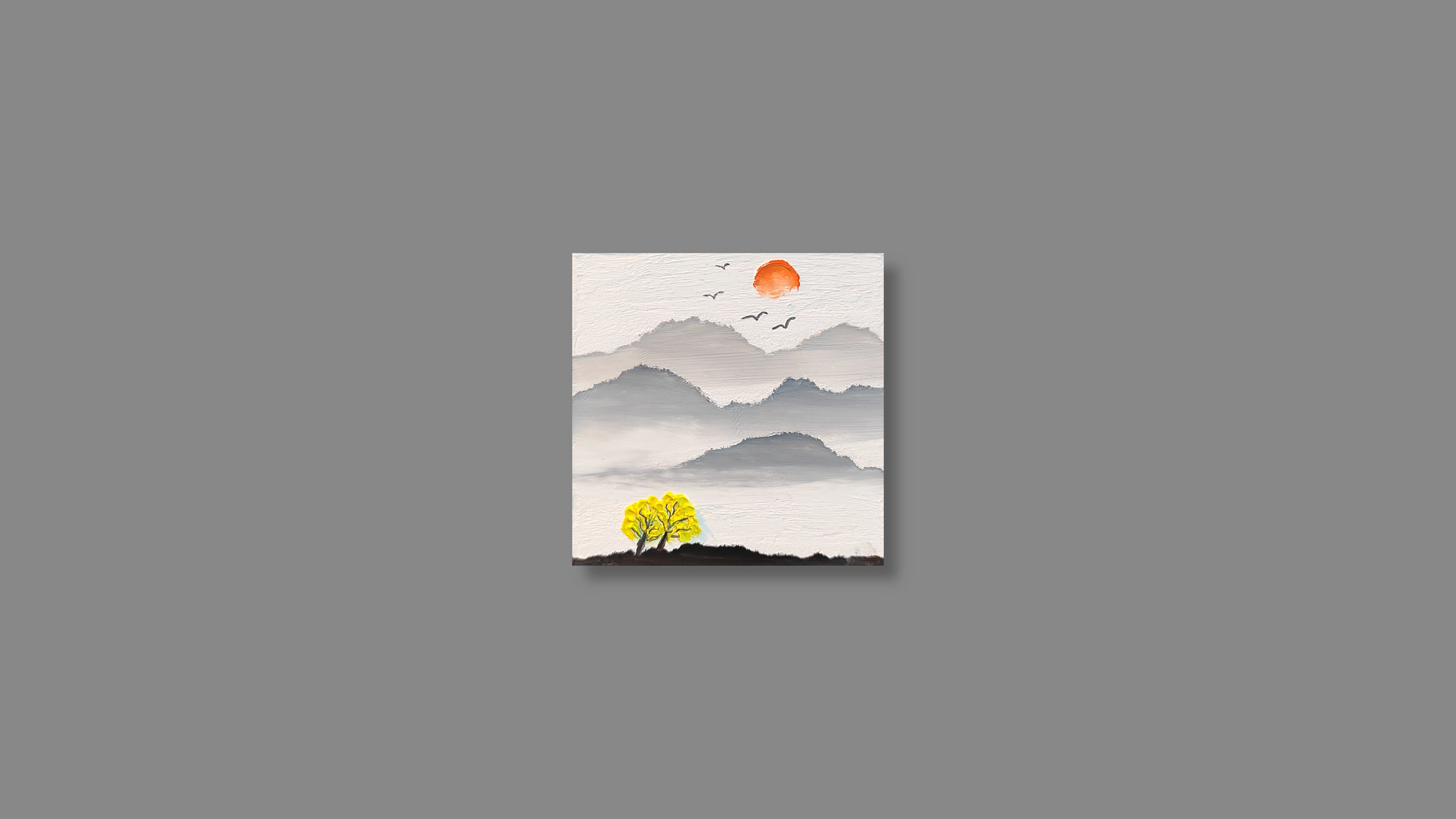2K壁纸 简约大气的 油画棒油画棒图片 电脑桌牌壁纸 高清图库