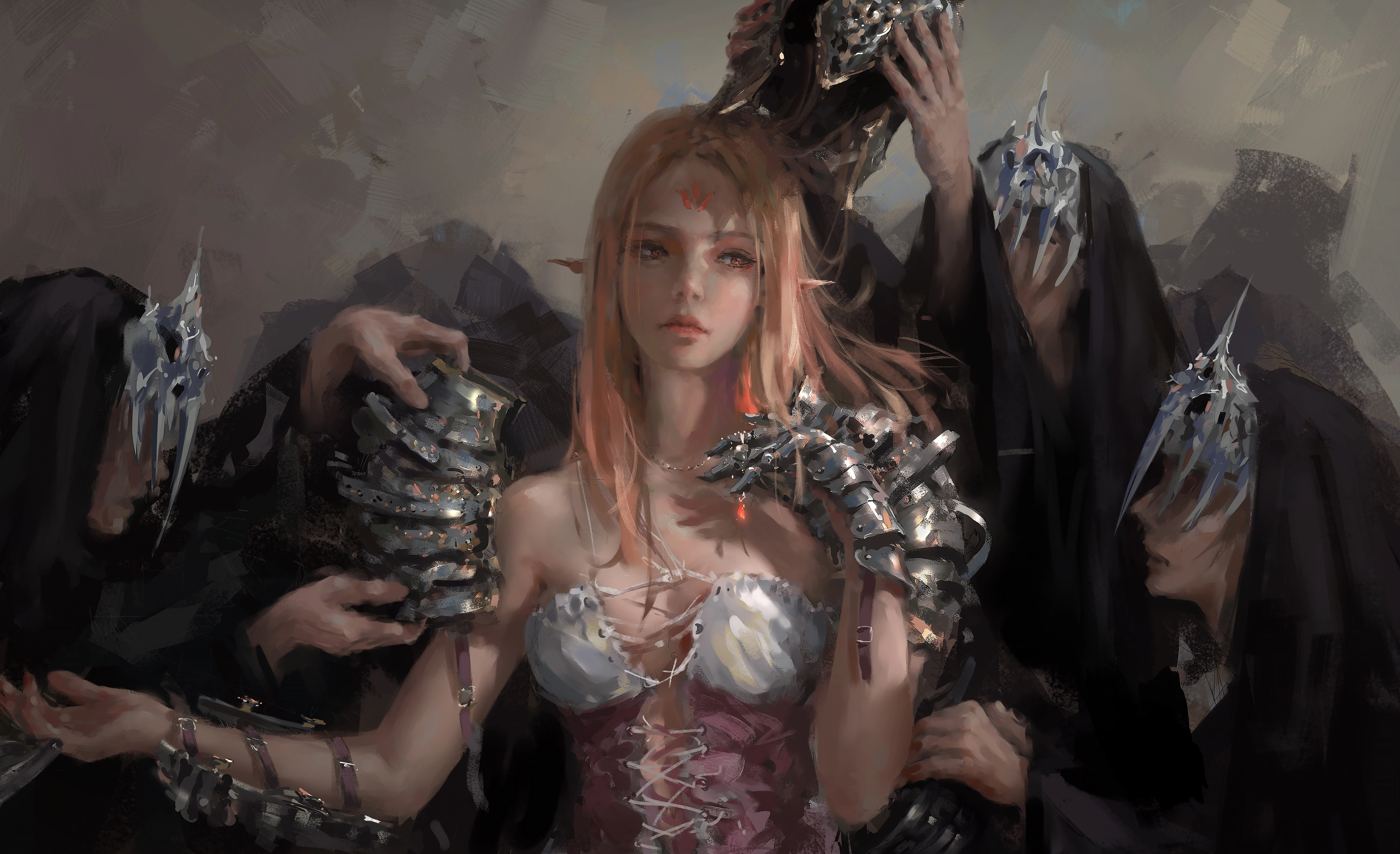 4K超清 云虫插画壁纸 桌面屏保 超清无水印