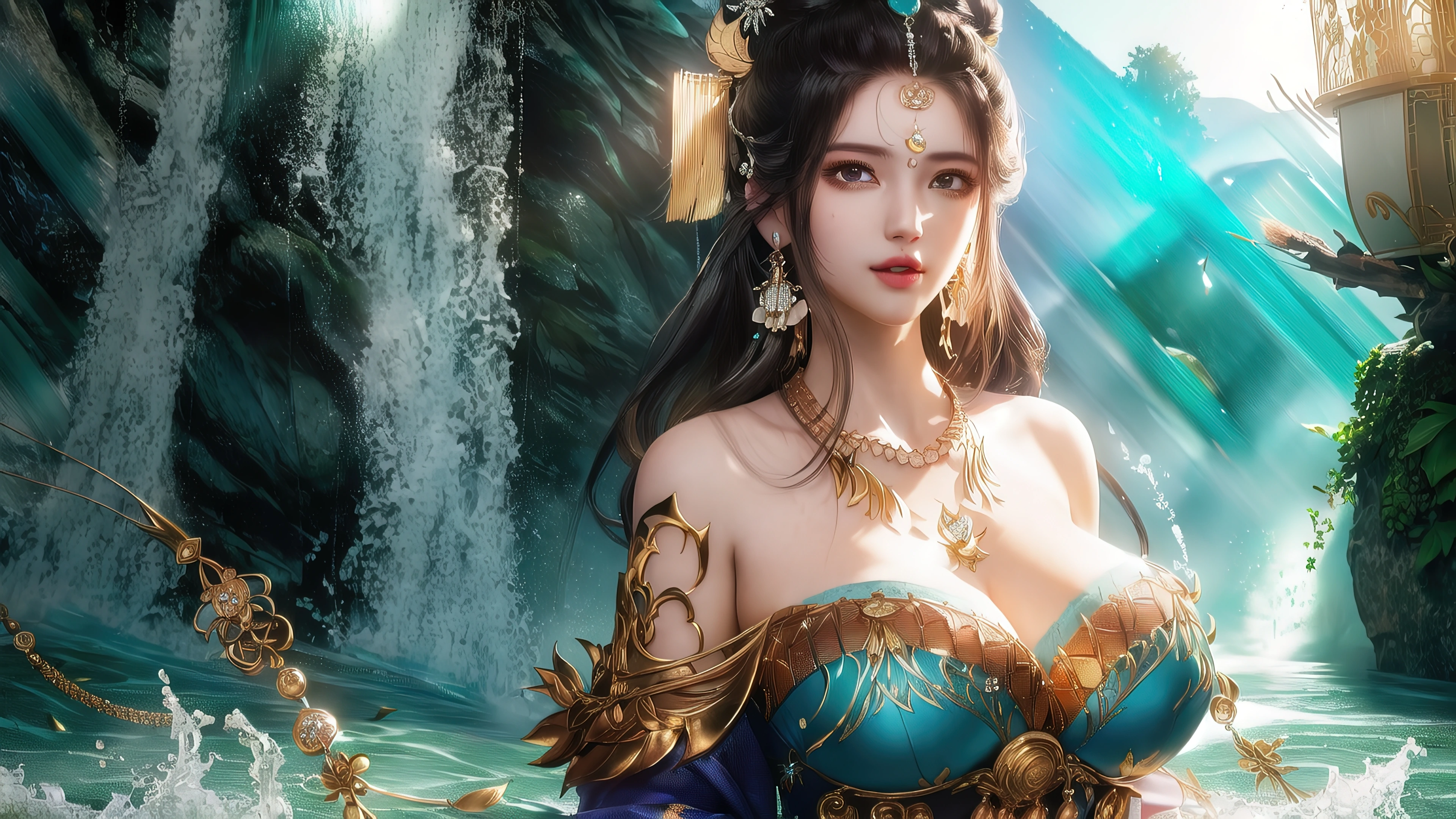 2K壁纸 AI人物插画壁纸 桌面屏保 超清无水印