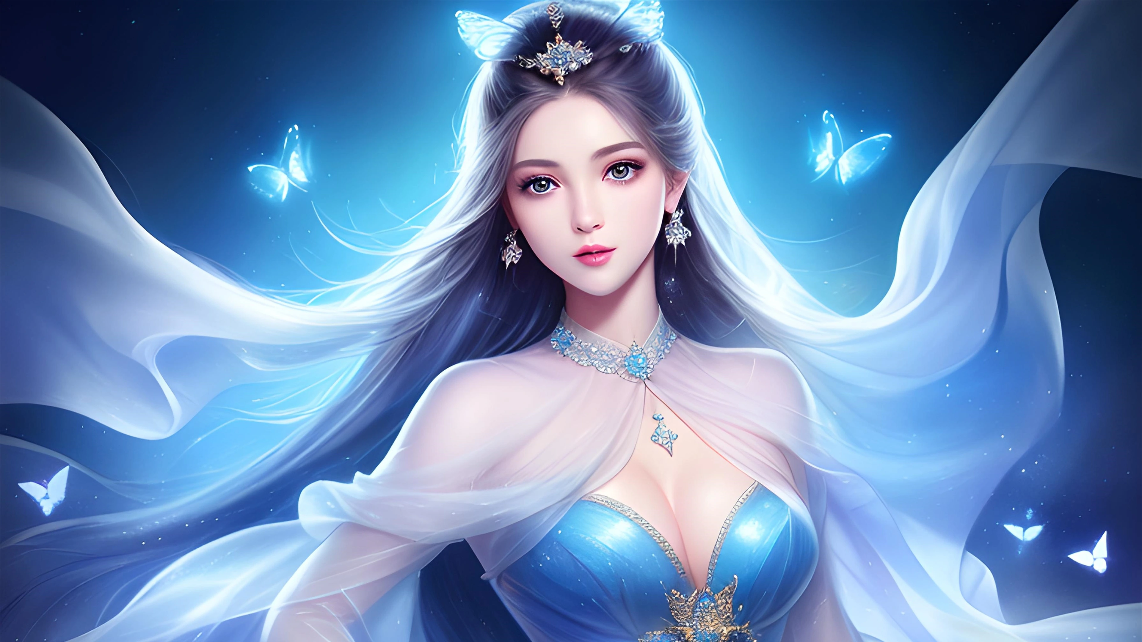 4K超清 AI人物同人美图 iPad壁纸 完整合集
