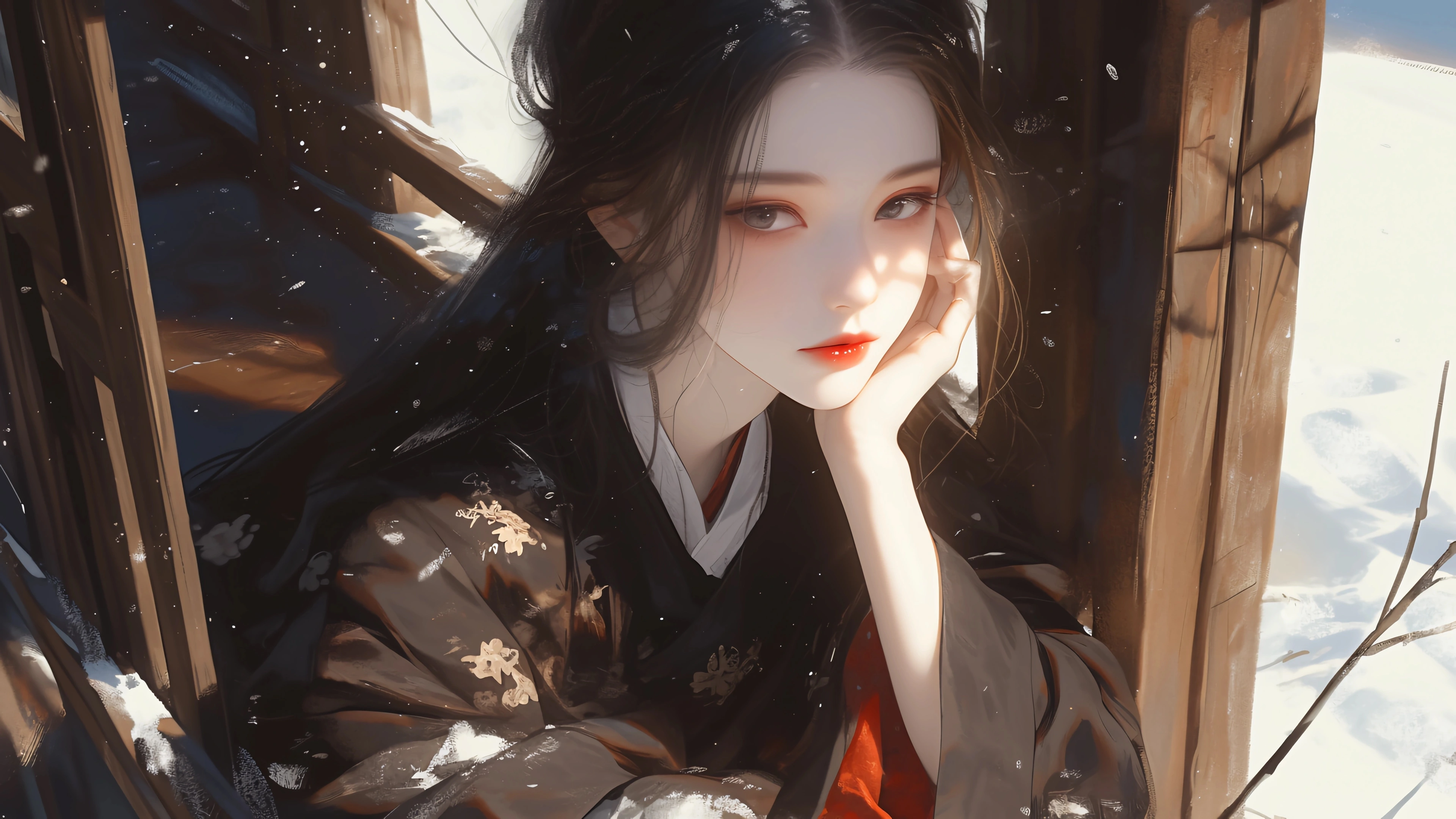 无损画质 AI人物同人美图 桌面屏保 超清无水印
