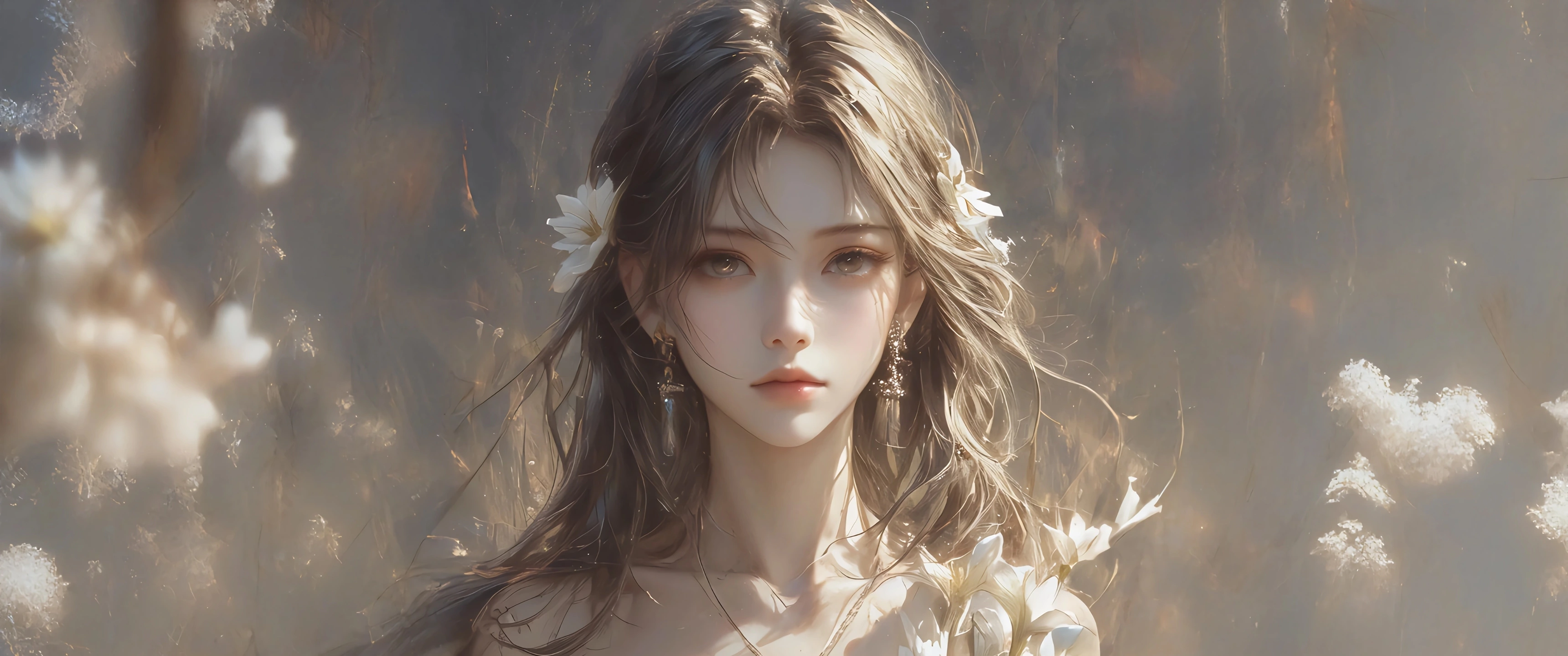 8K超高清 AI人物插画壁纸 平板壁纸 无水印