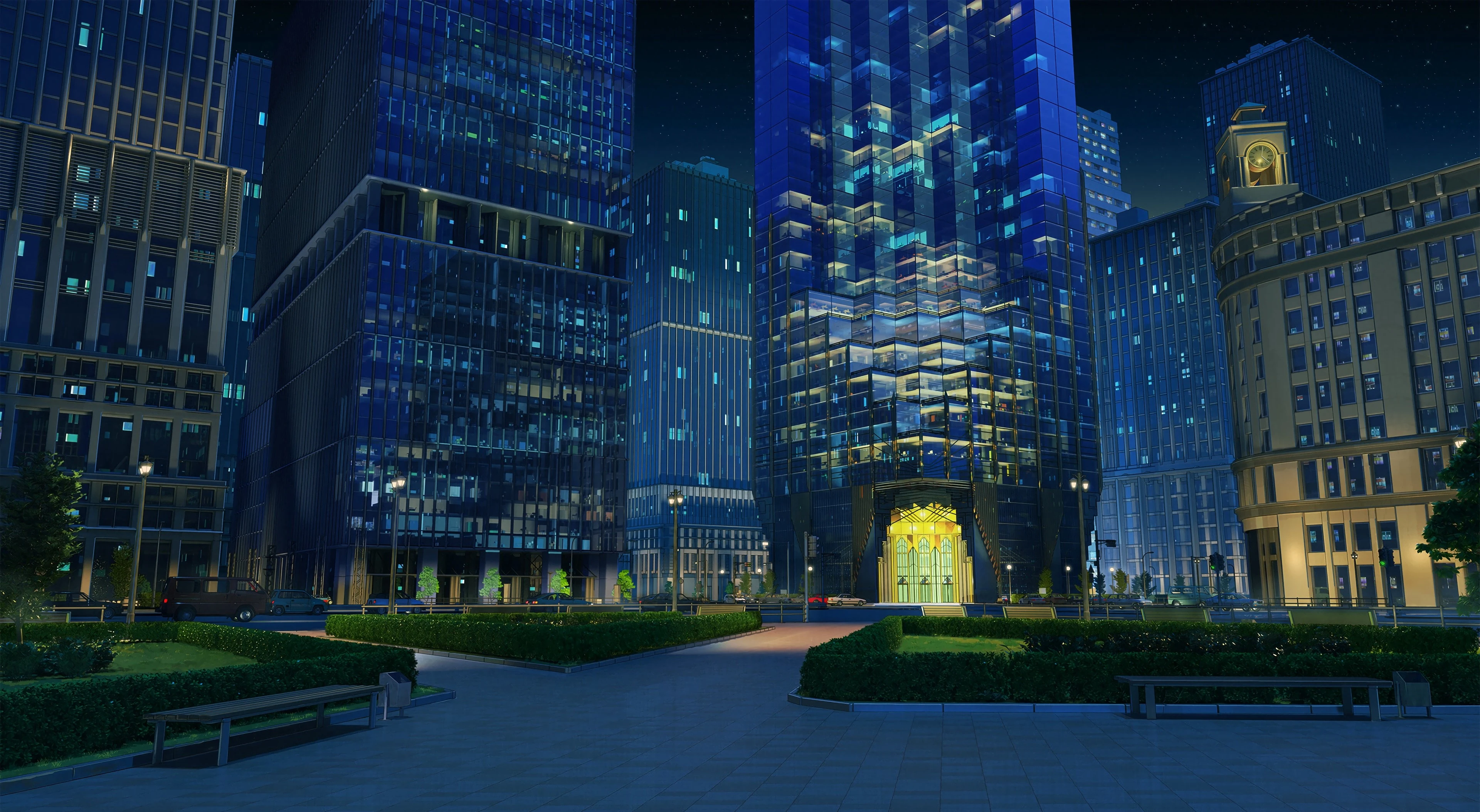 4K场景动漫 清新配色壁纸