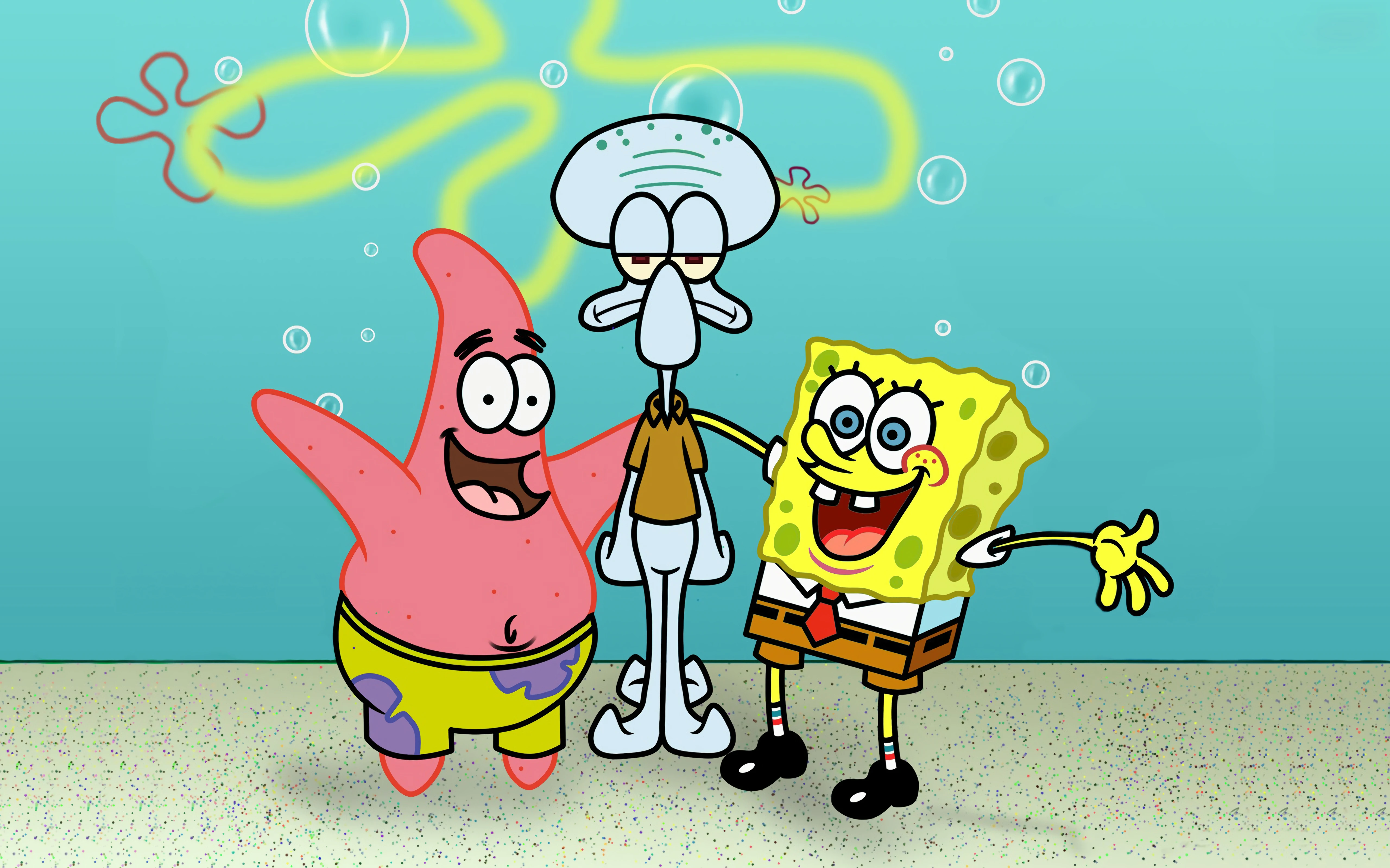 4K海绵宝宝 Bikini Bottom场景壁纸