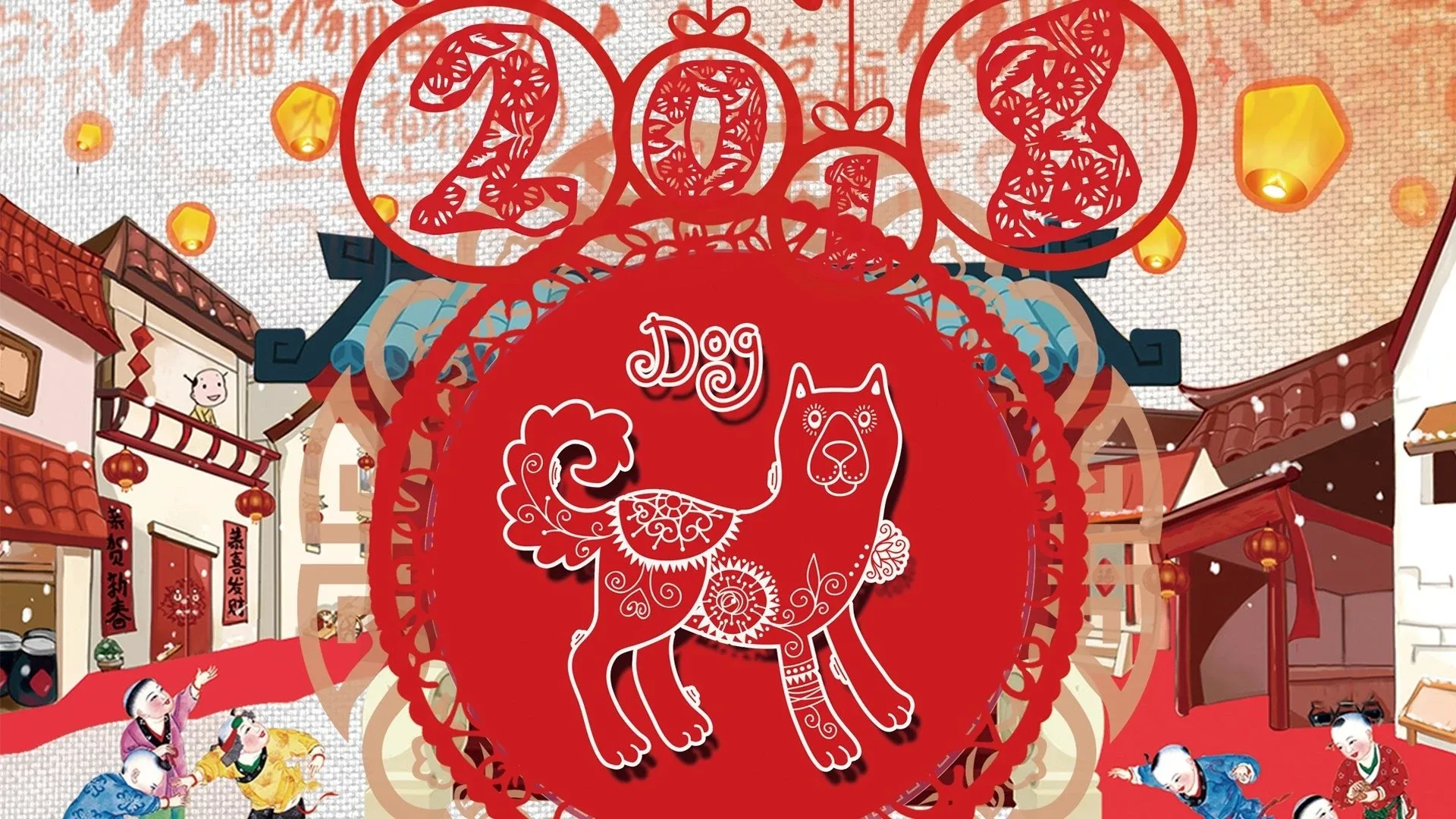 4K节日氛围壁纸 节日贺卡创意设计