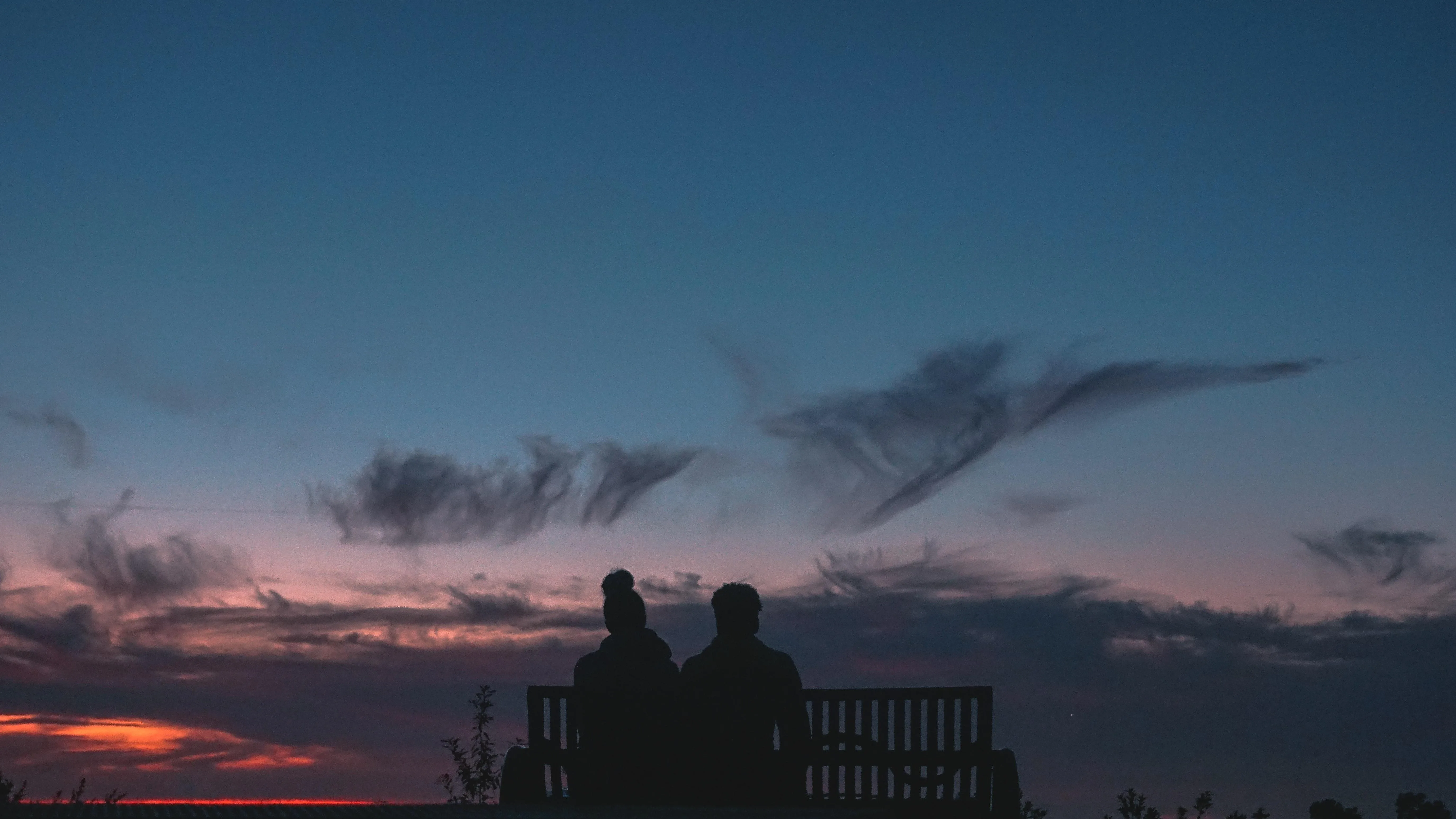 4K唯美风景壁纸 海边落日温馨浪漫