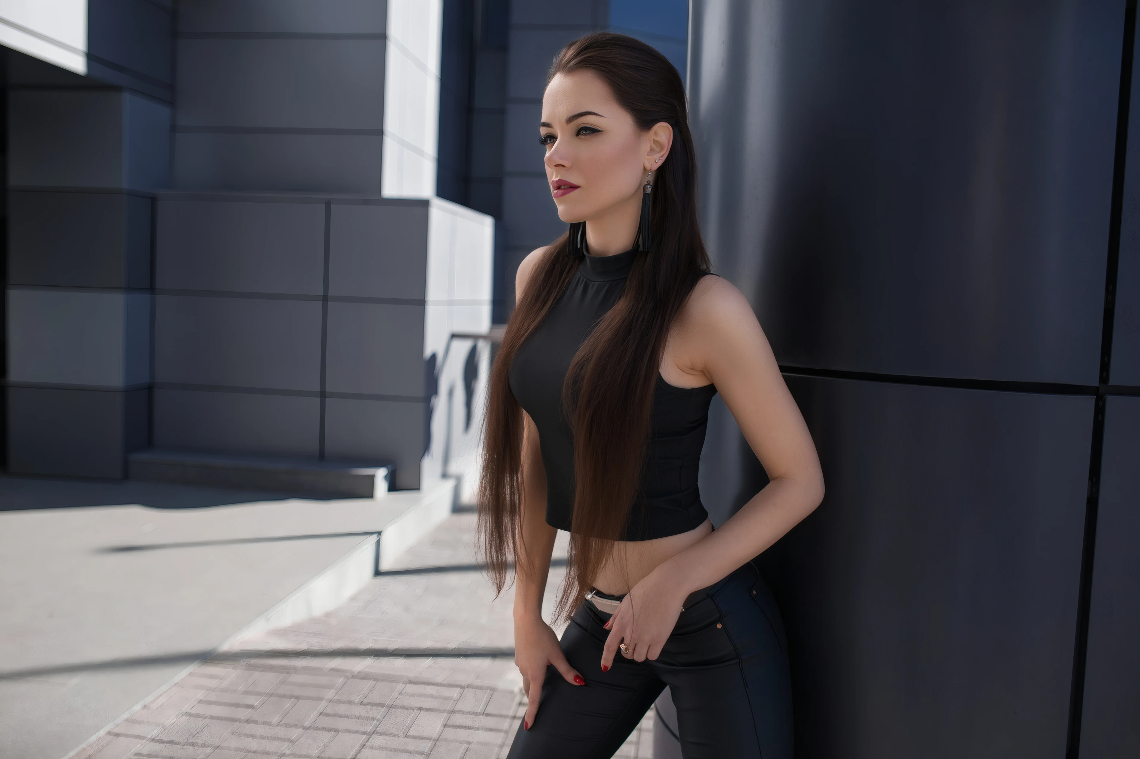 气质优雅的 国外美女 国外人像写真 4K超清画质 国外美女壁纸