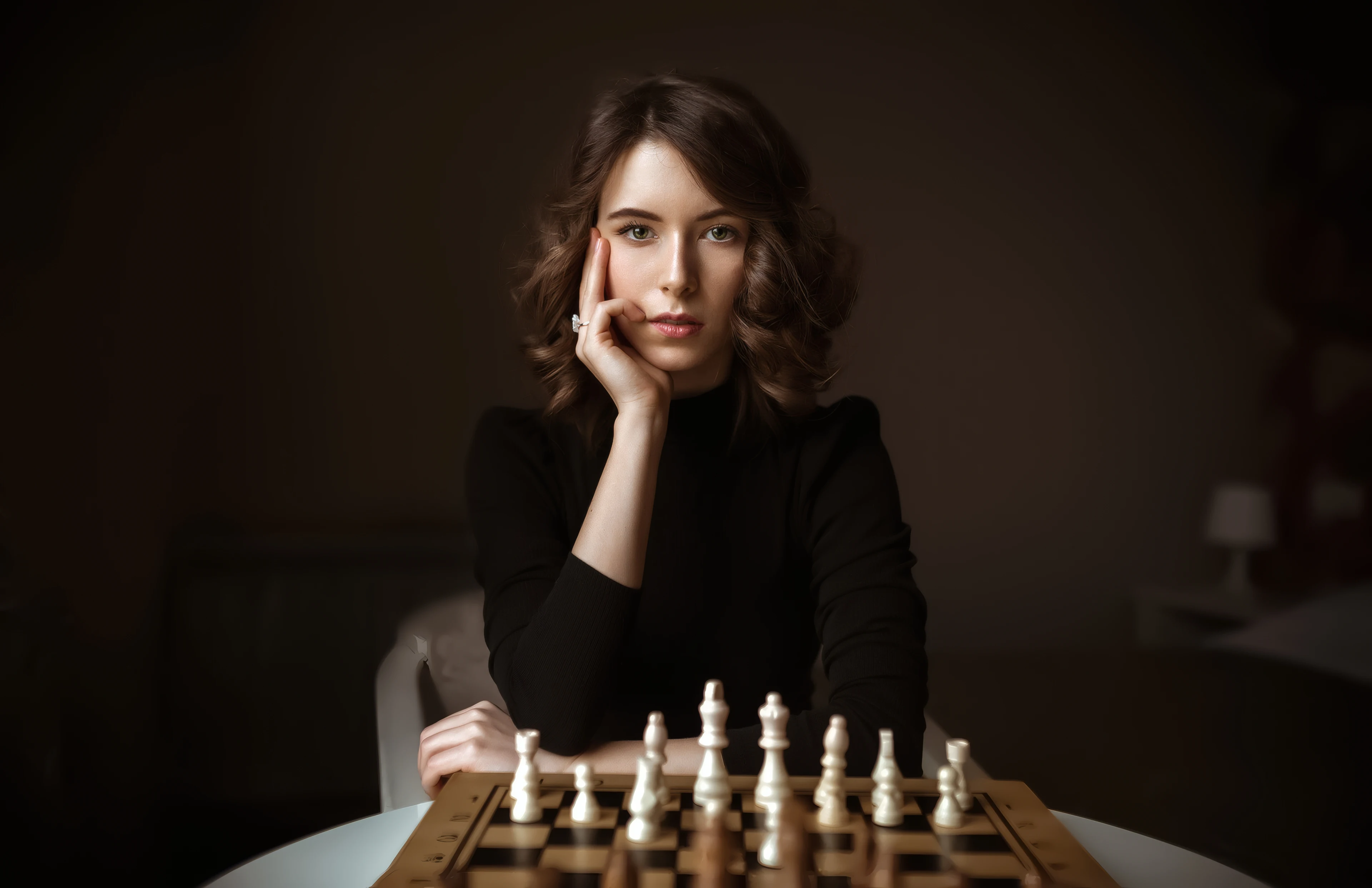 气质优雅的 国外美女 国外人像写真 4K超清画质 国外美女壁纸