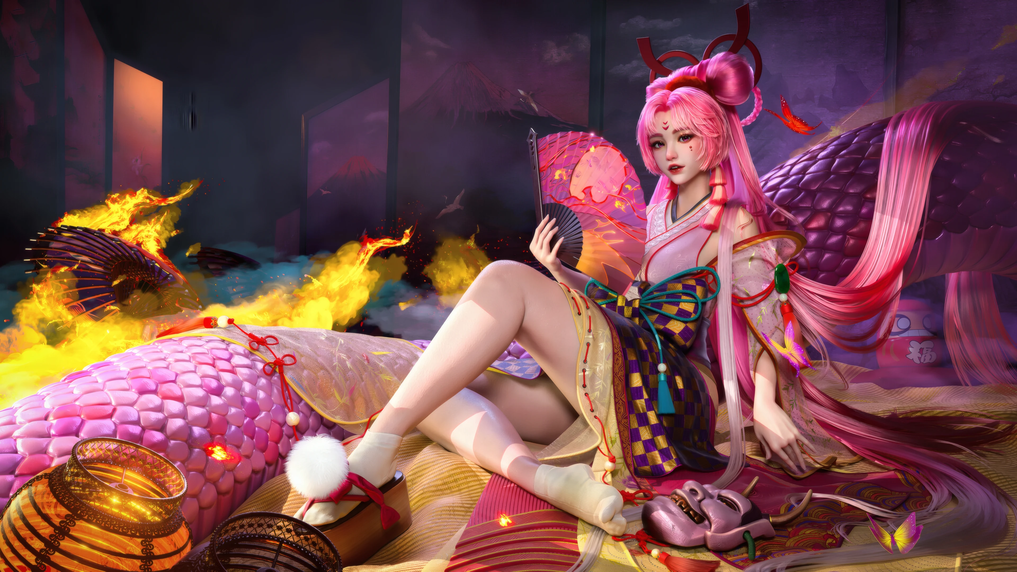 精美可爱的 卡通角色 卡通高清摄影 4K极致清晰  PC屏保