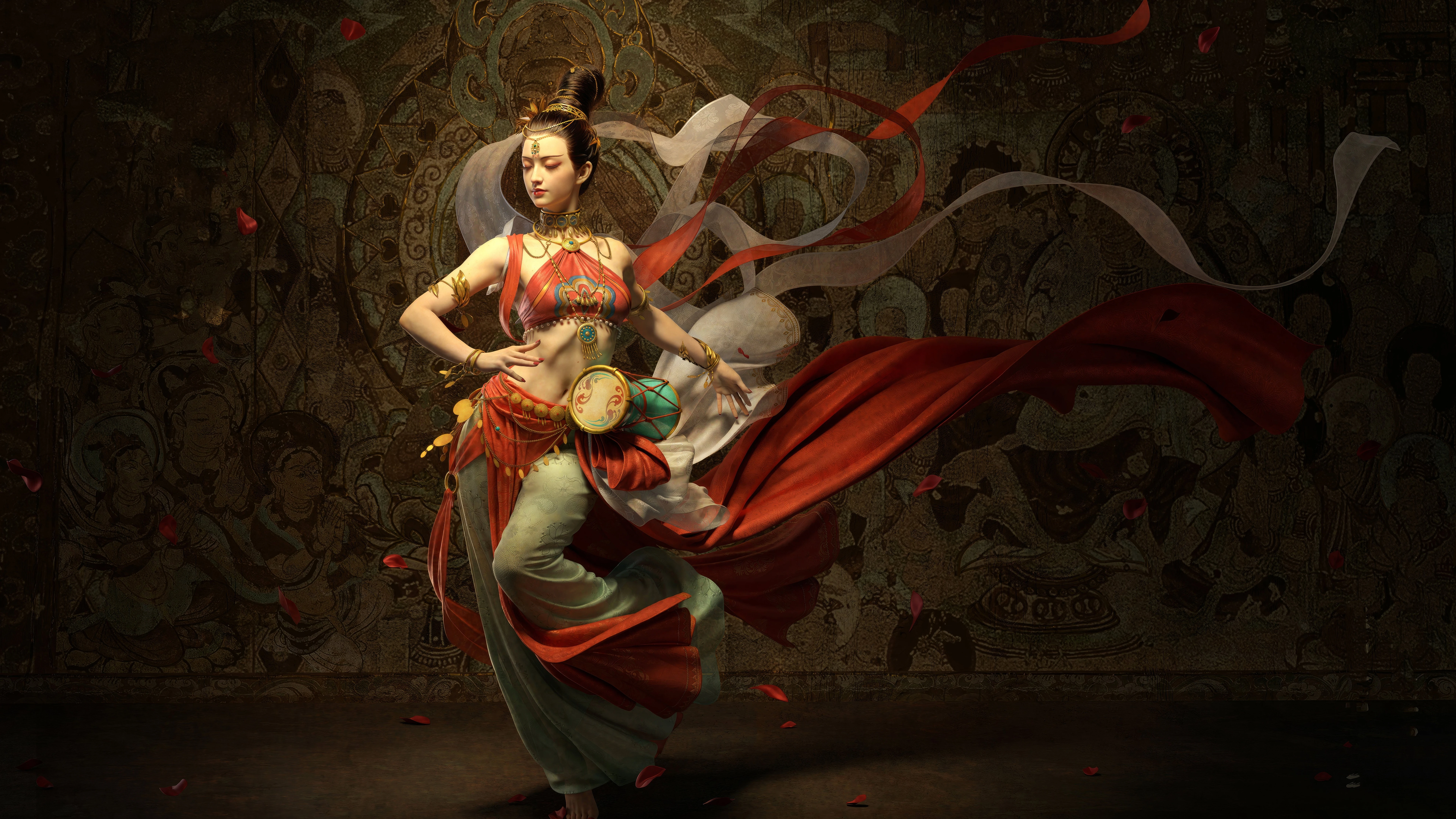 无损画质 身材火辣的 美女人像 人像照片 桌面背景