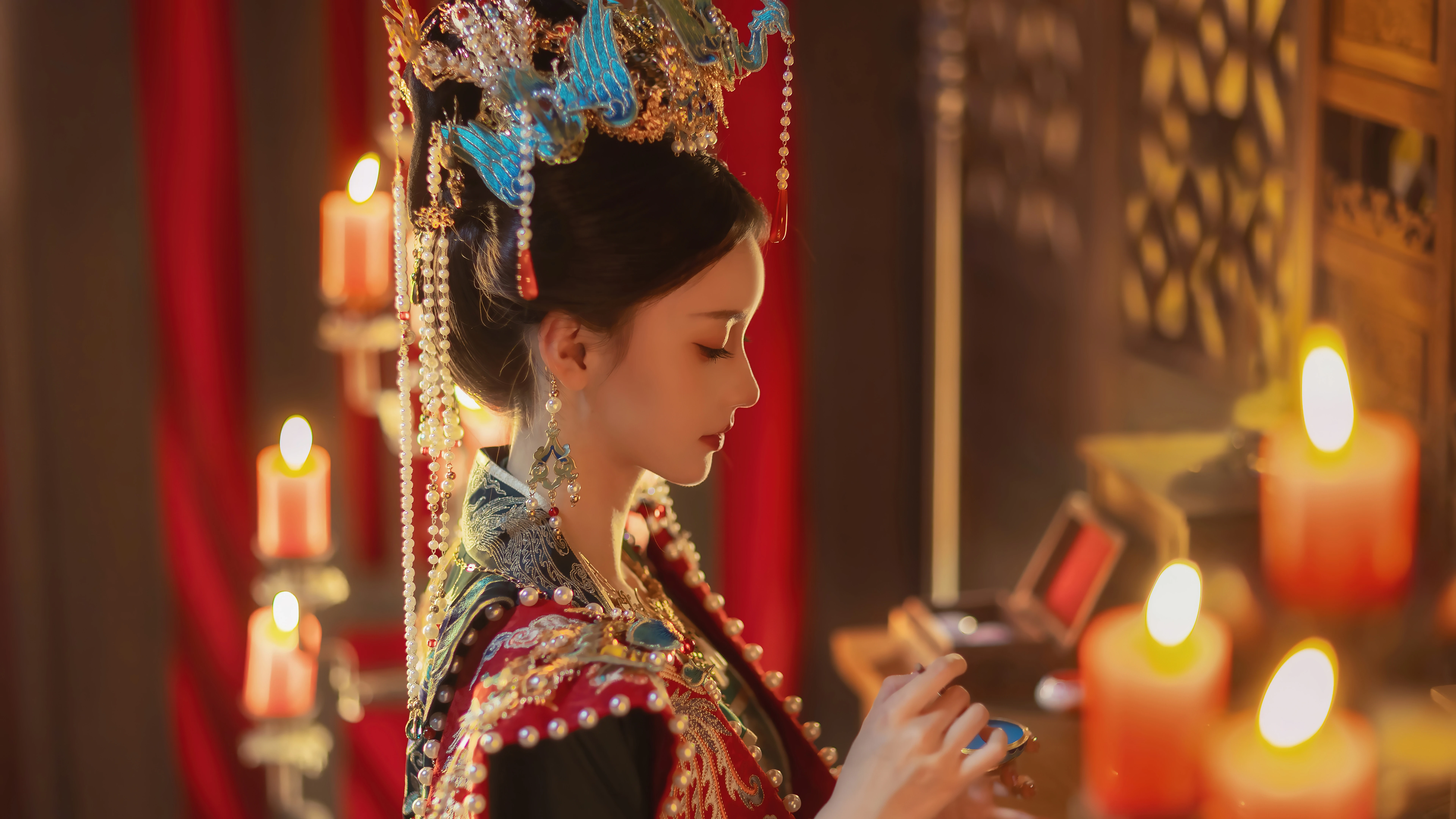 4K超清 时尚靓丽的 美女人像 人像摄影 电脑桌牌壁纸