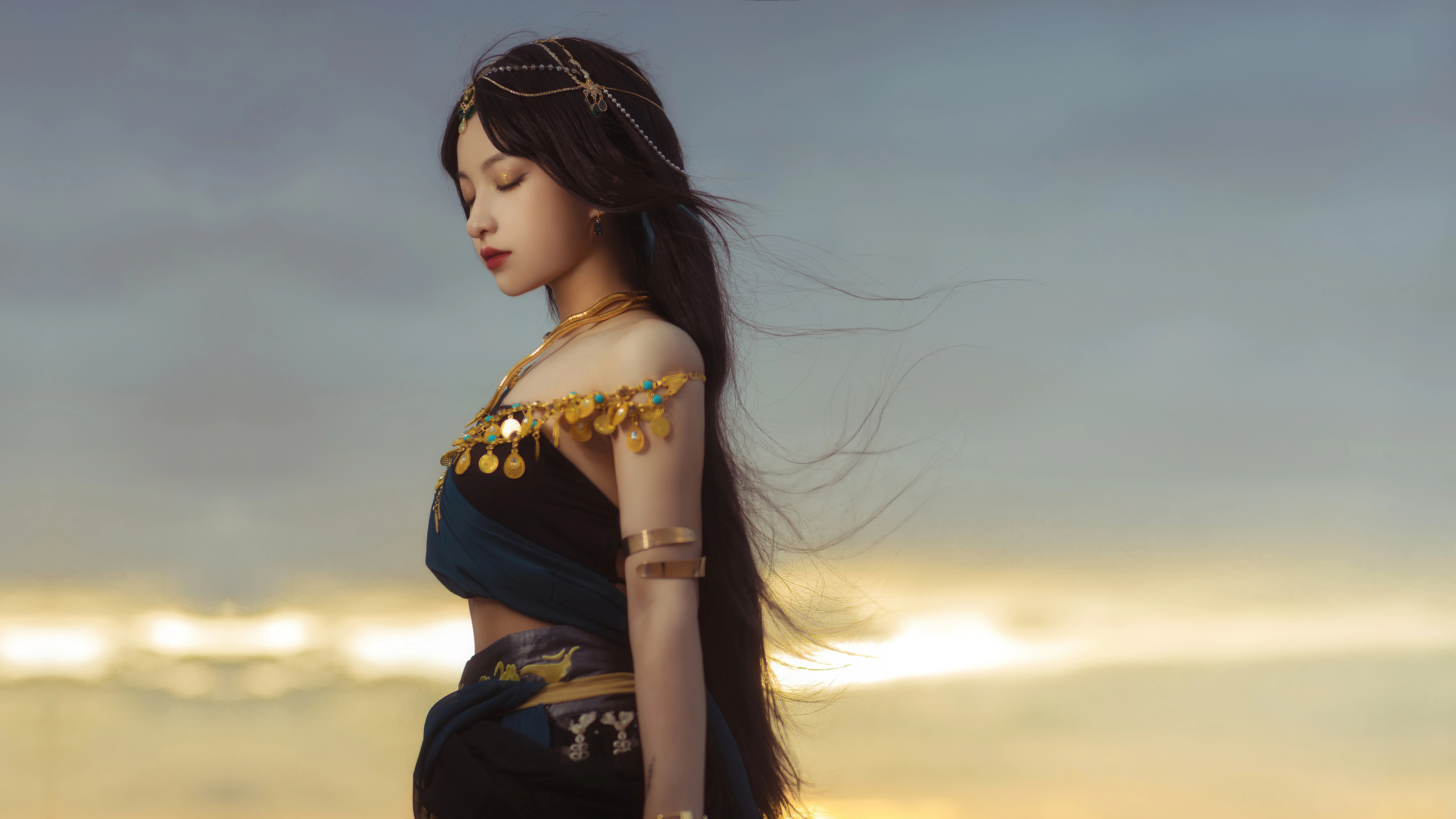 2K壁纸 高冷御姐的 美女人像 精美写真 锁屏背景