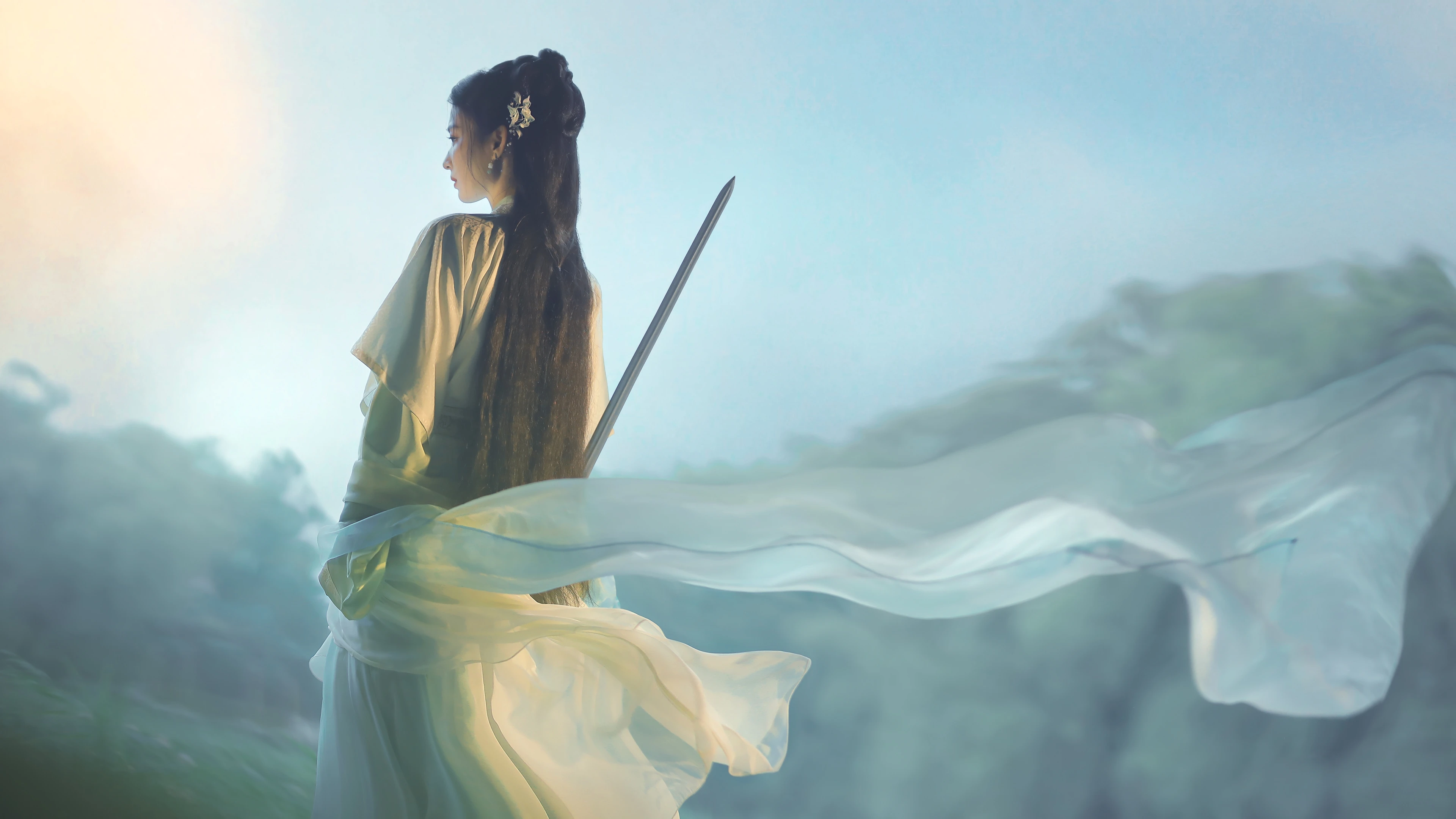 2K壁纸 清纯可爱的 美女人像 写真照片 壁纸图片
