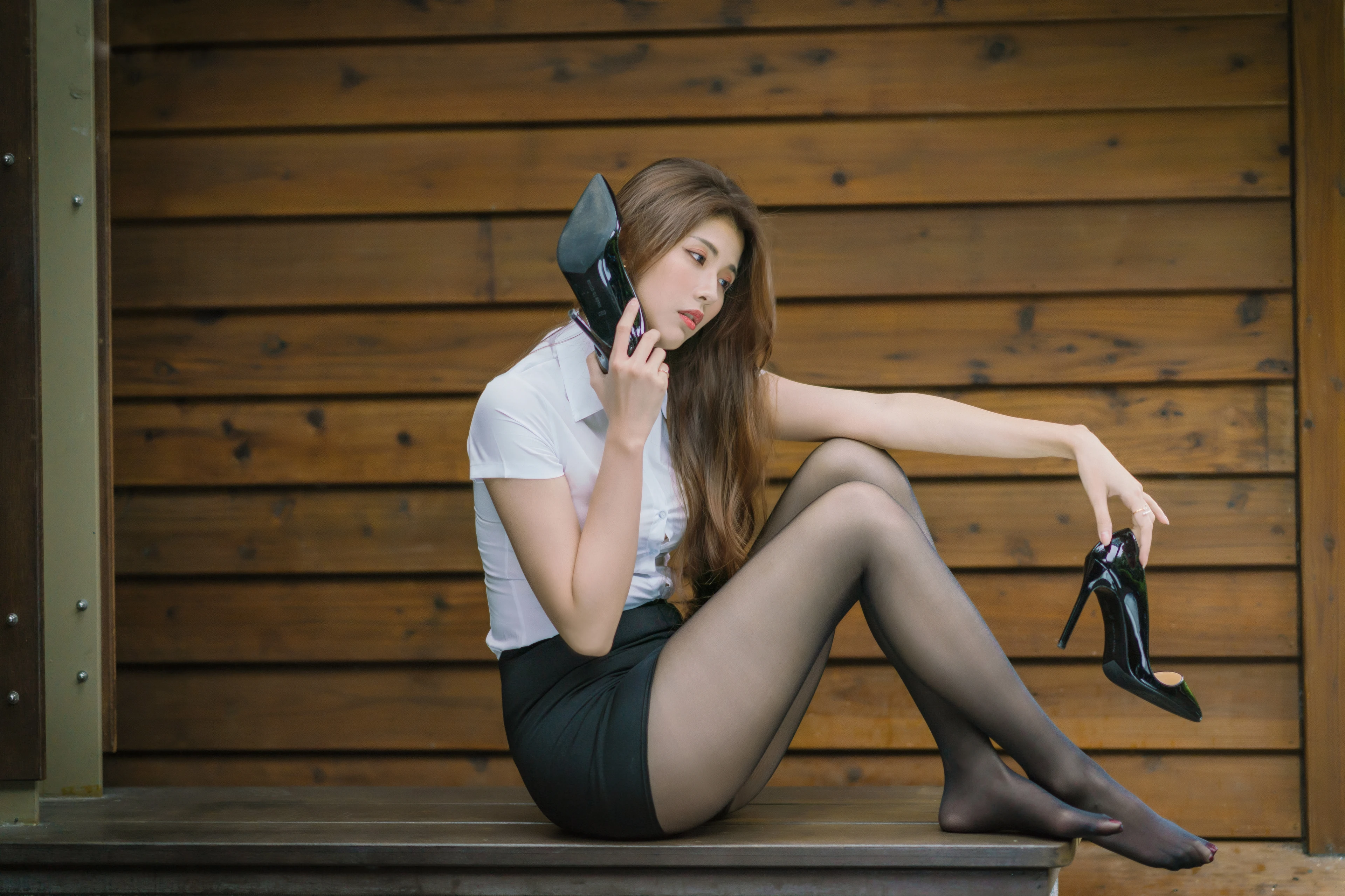 温柔知性的 气质淑女 气质人像 4K高清图片 手机壁纸