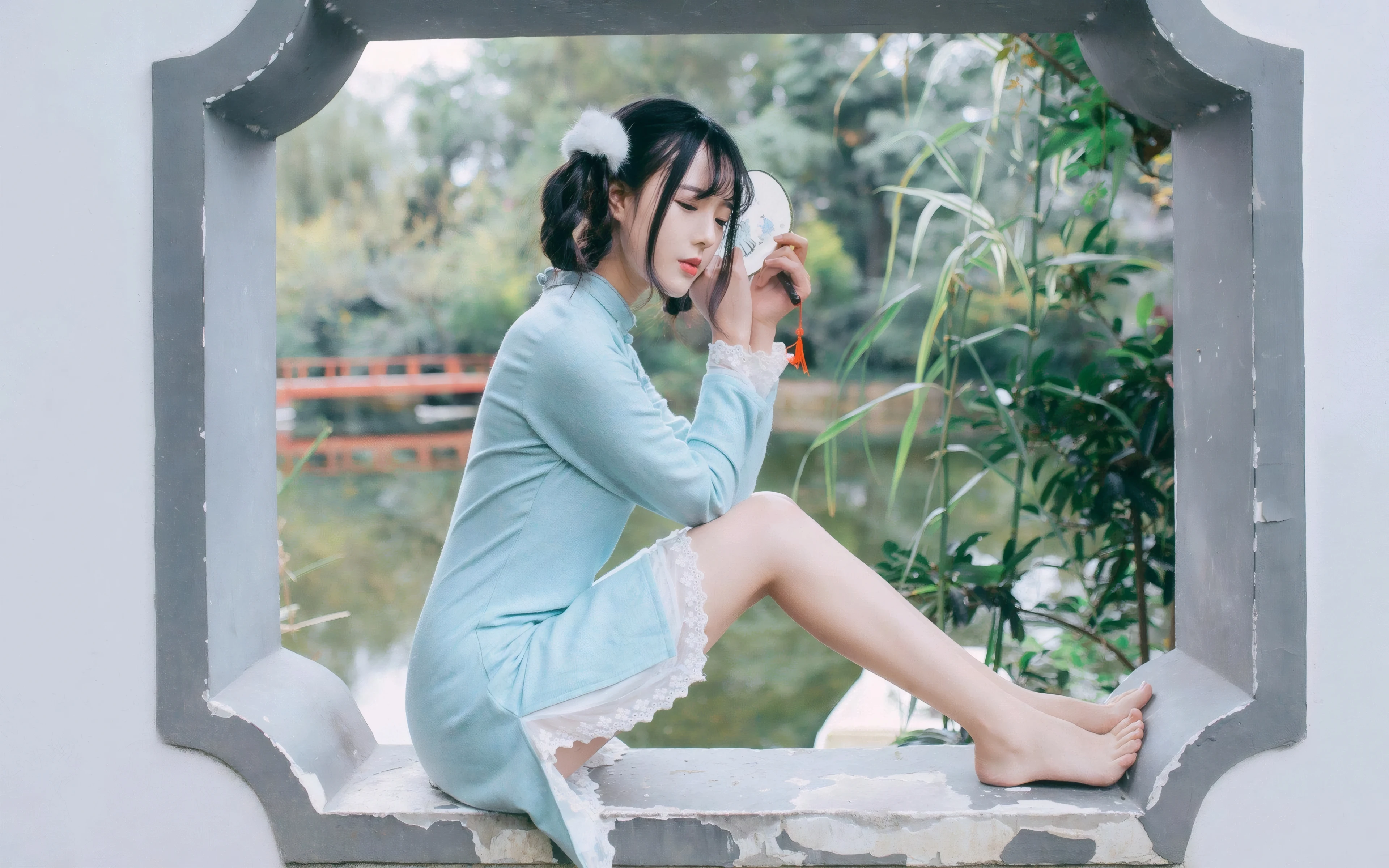清纯动人的 优雅淑女 优雅摄影 超清晰4K 桌面锁屏