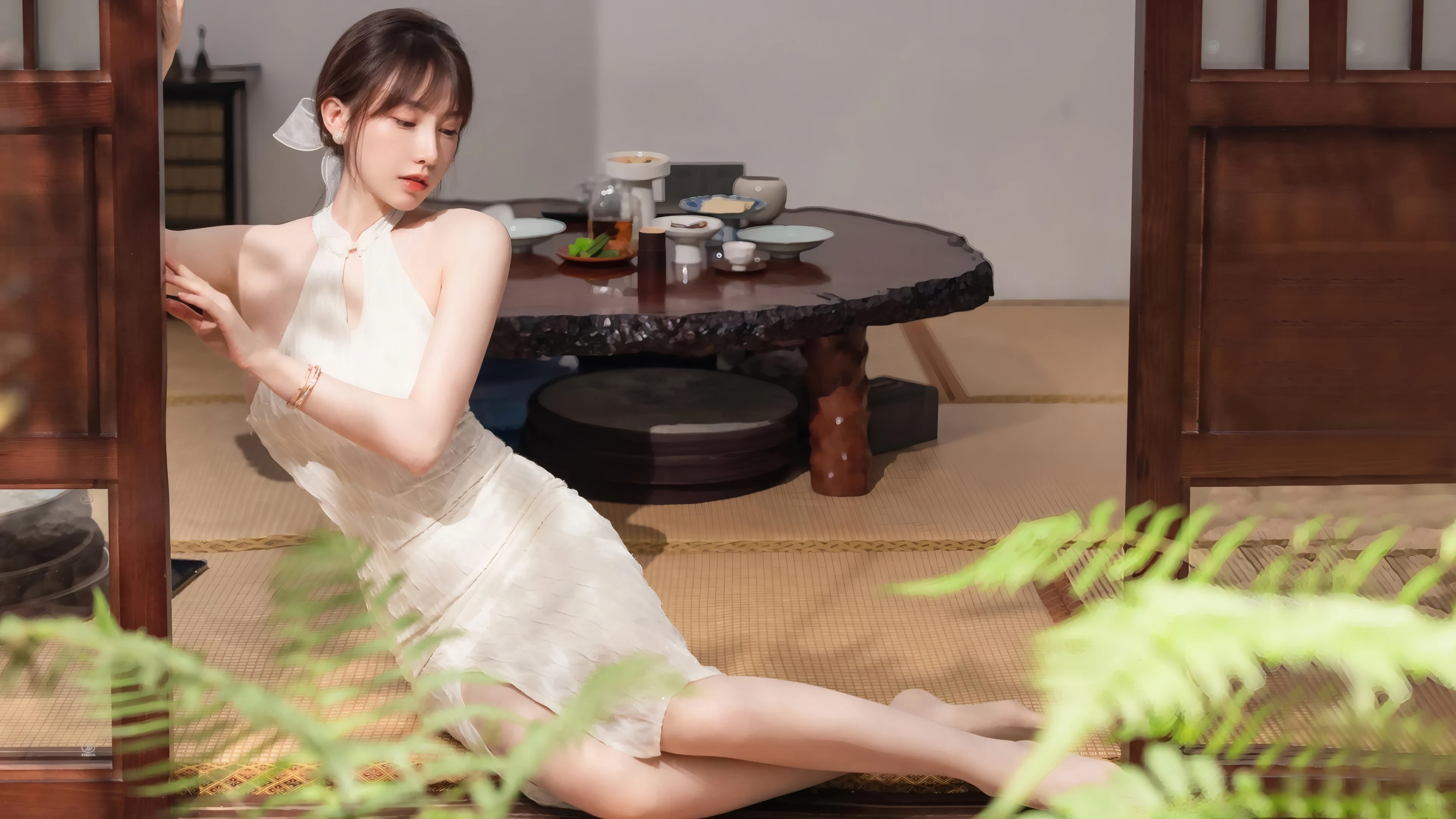 温柔知性的 气质淑女 气质人像 4K高清图片 手机壁纸