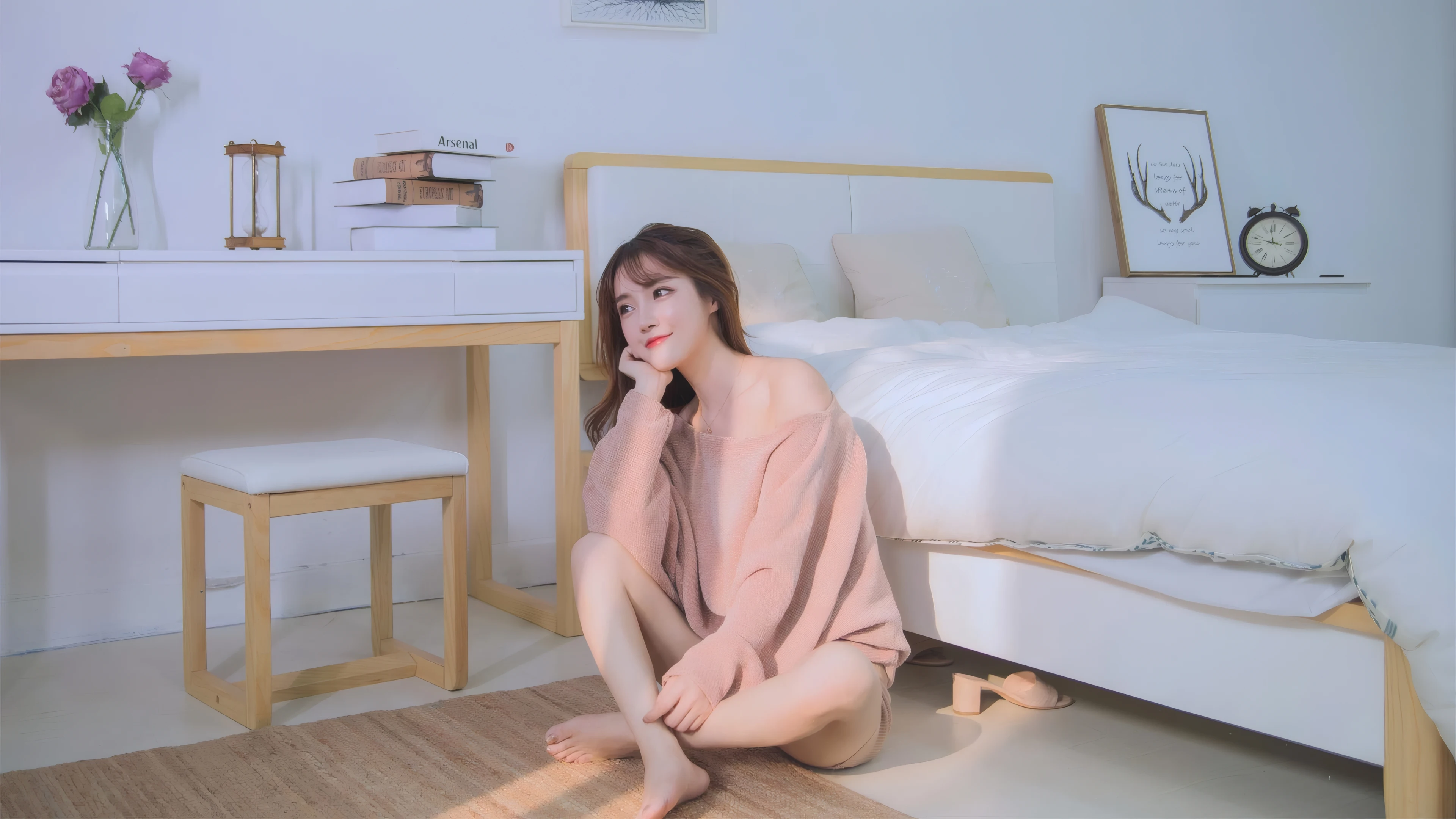 温柔知性的 气质淑女 气质人像 4K高清图片 手机壁纸