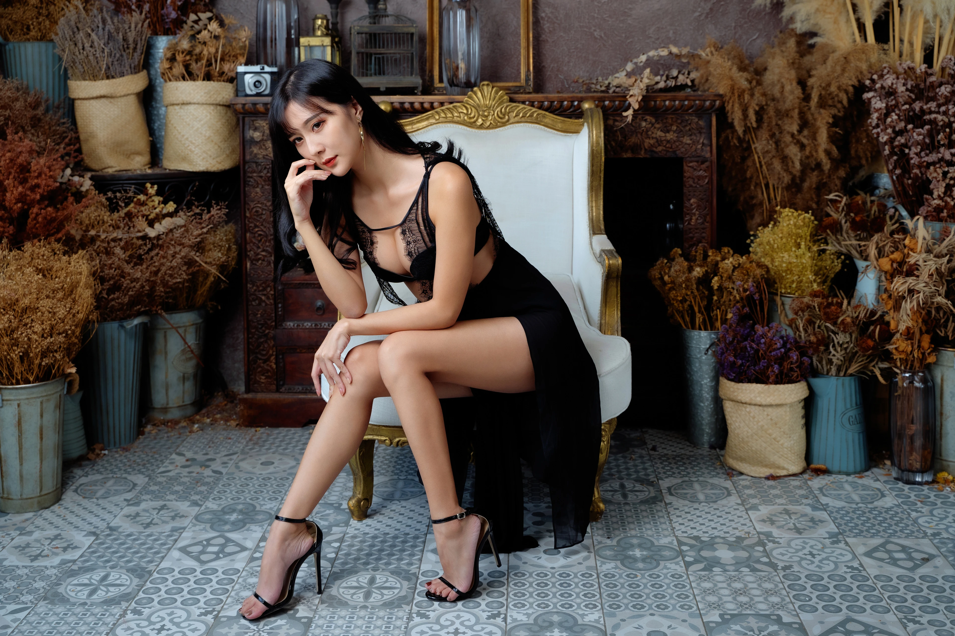 端庄秀丽的 端庄淑女 端庄人像 4K极致清晰  PC屏保