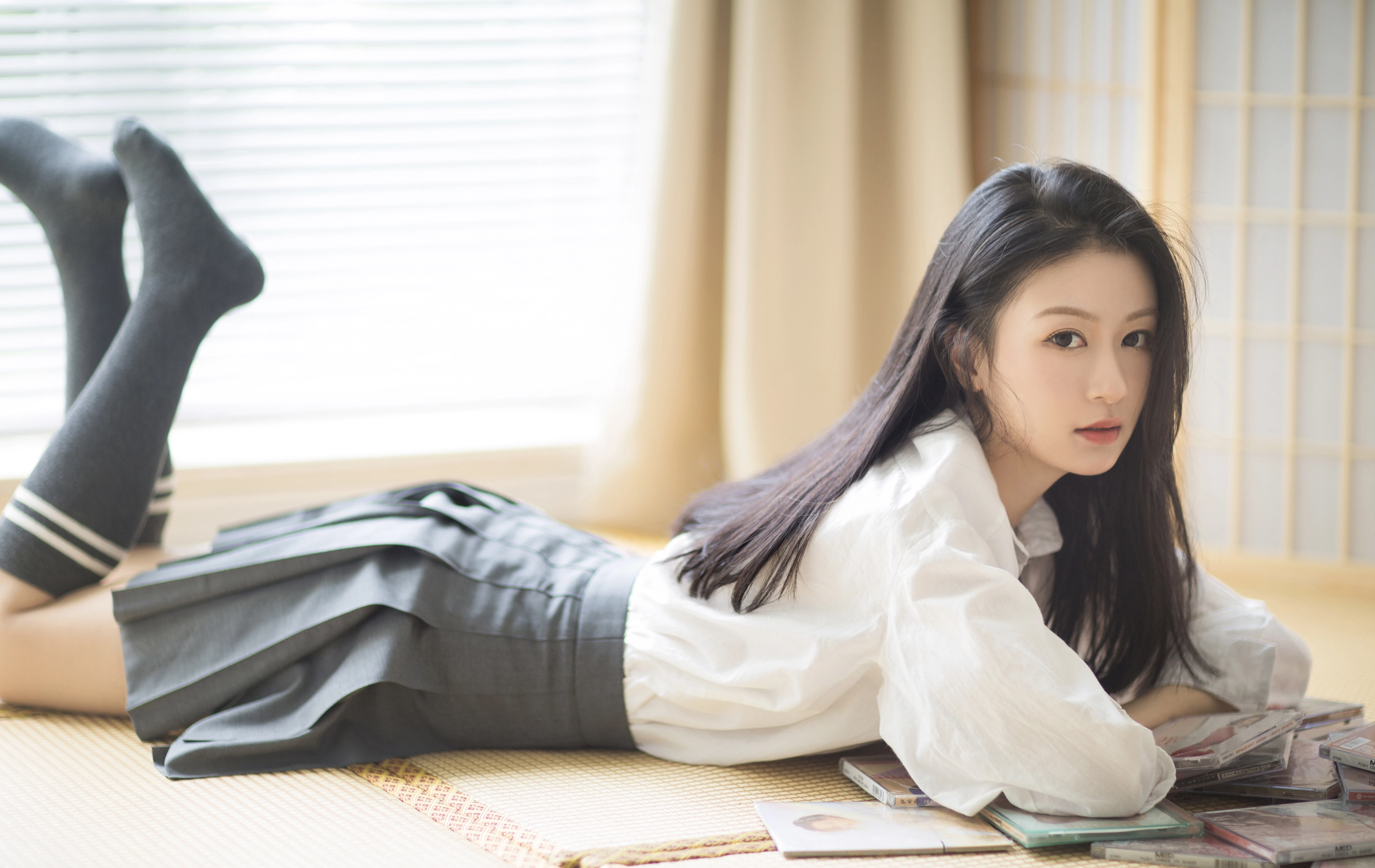 清纯动人的 优雅淑女 优雅摄影 超清晰4K 桌面锁屏