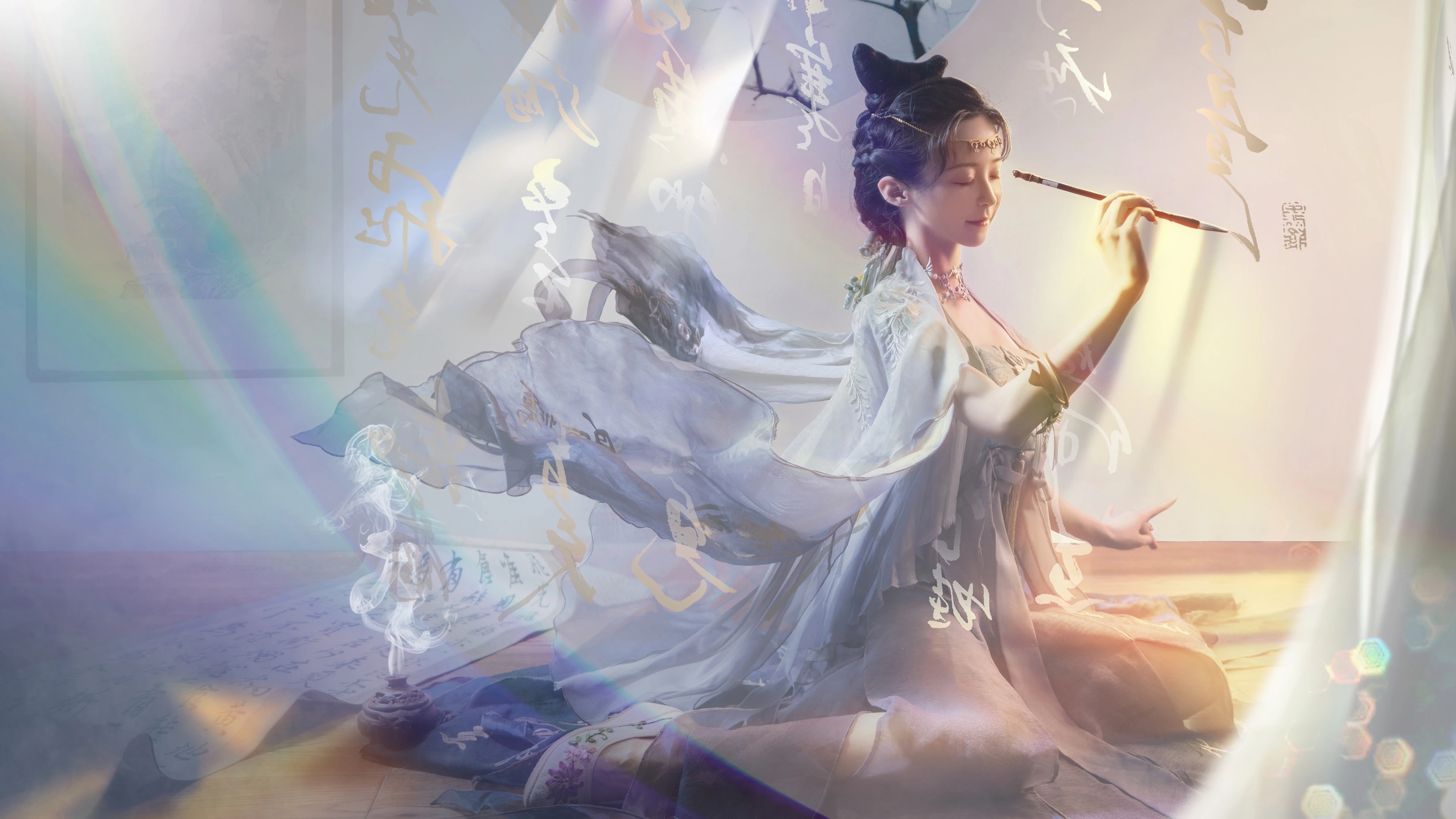 清纯动人的 优雅淑女 优雅摄影 超清晰4K 桌面锁屏