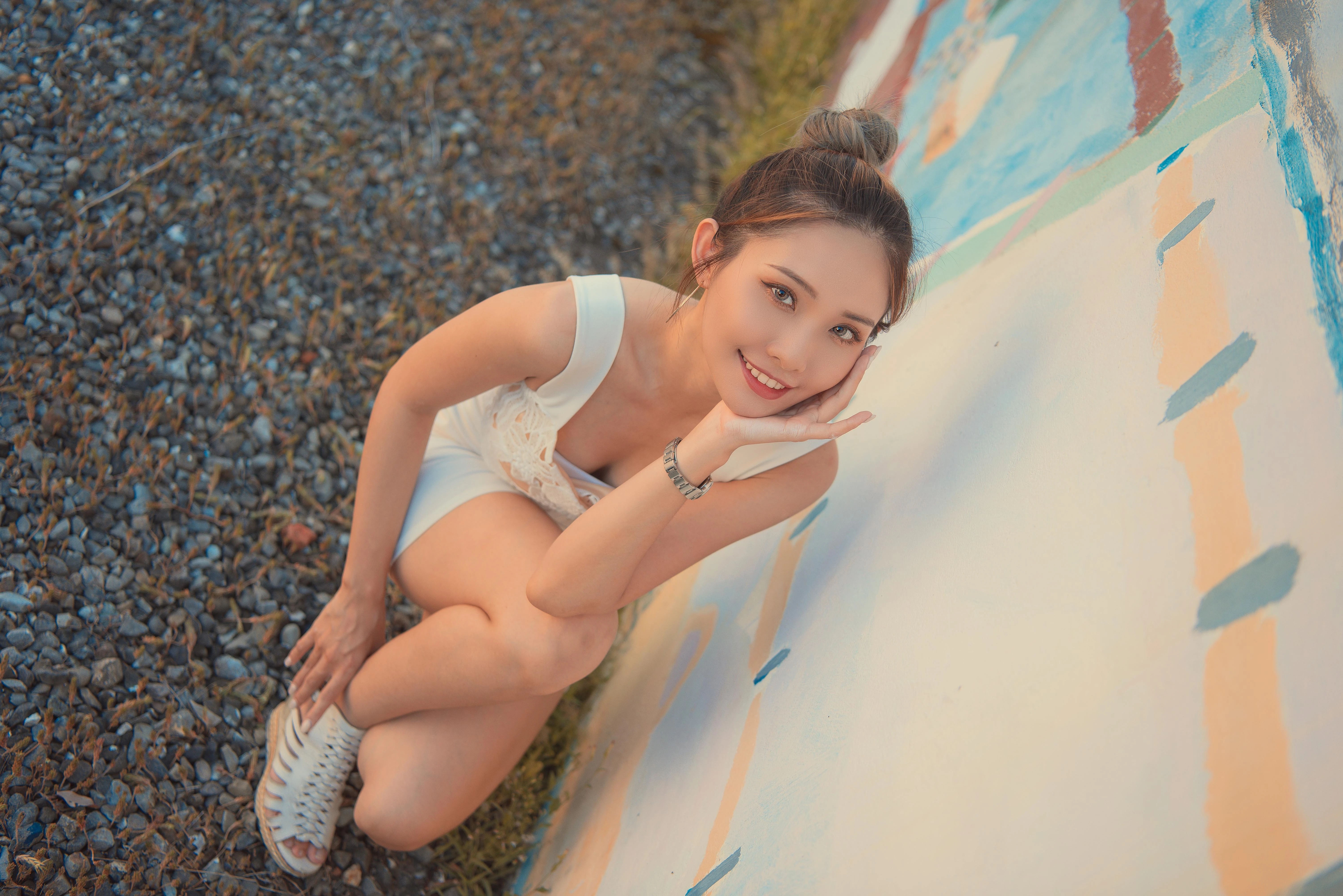 气质非凡的 知性美女 知性写真 4K高品质 锁屏图片