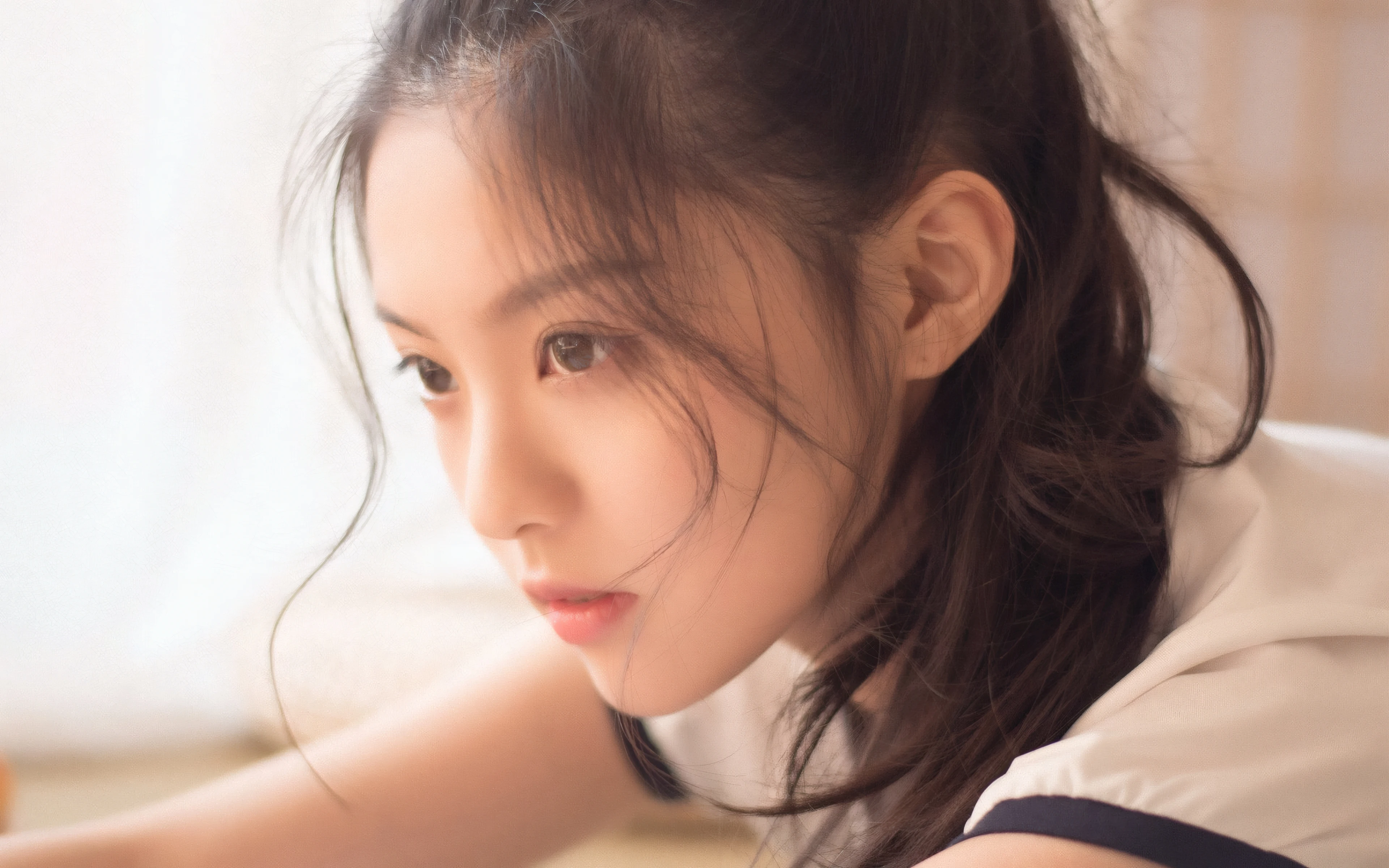 颜值爆表的 国内女生 脸部特写写真 4K超清画质 美女壁纸