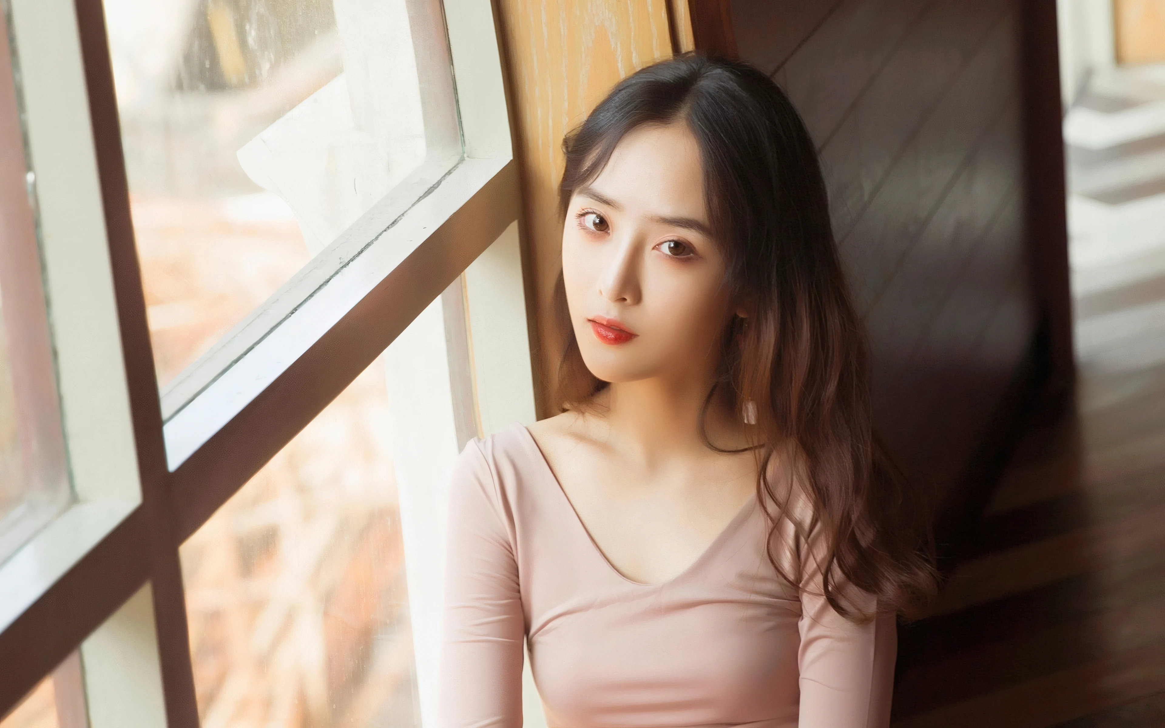 颜值爆表的 国内女生 脸部特写写真 4K超清画质 美女壁纸