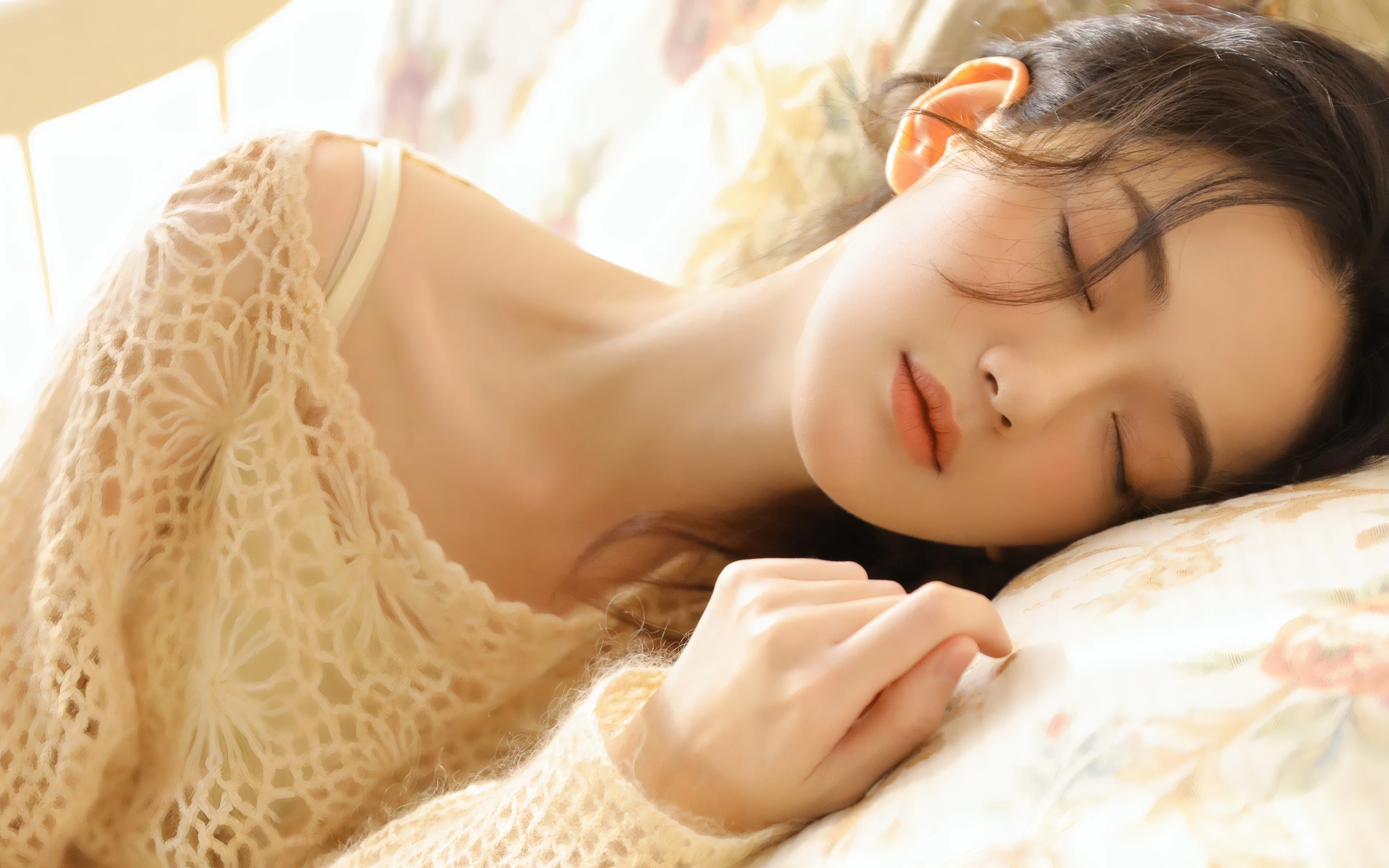 颜值爆表的 国内女生 脸部特写写真 4K超清画质 美女壁纸
