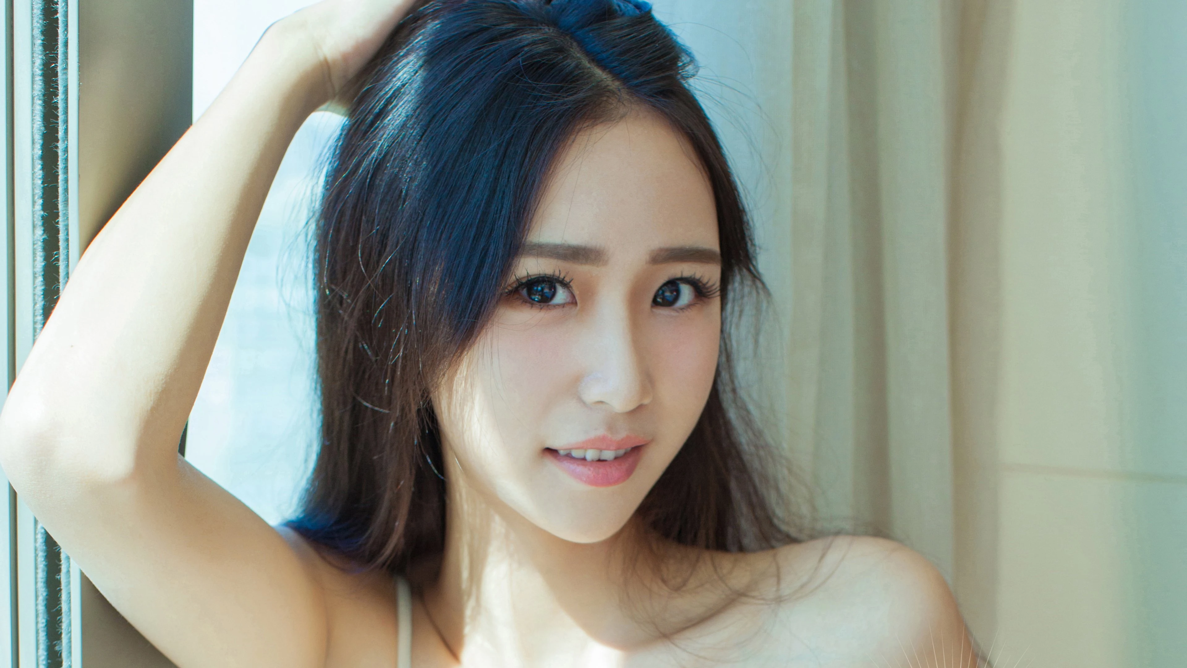 颜值爆表的 国内女生 脸部特写写真 4K超清画质 美女壁纸