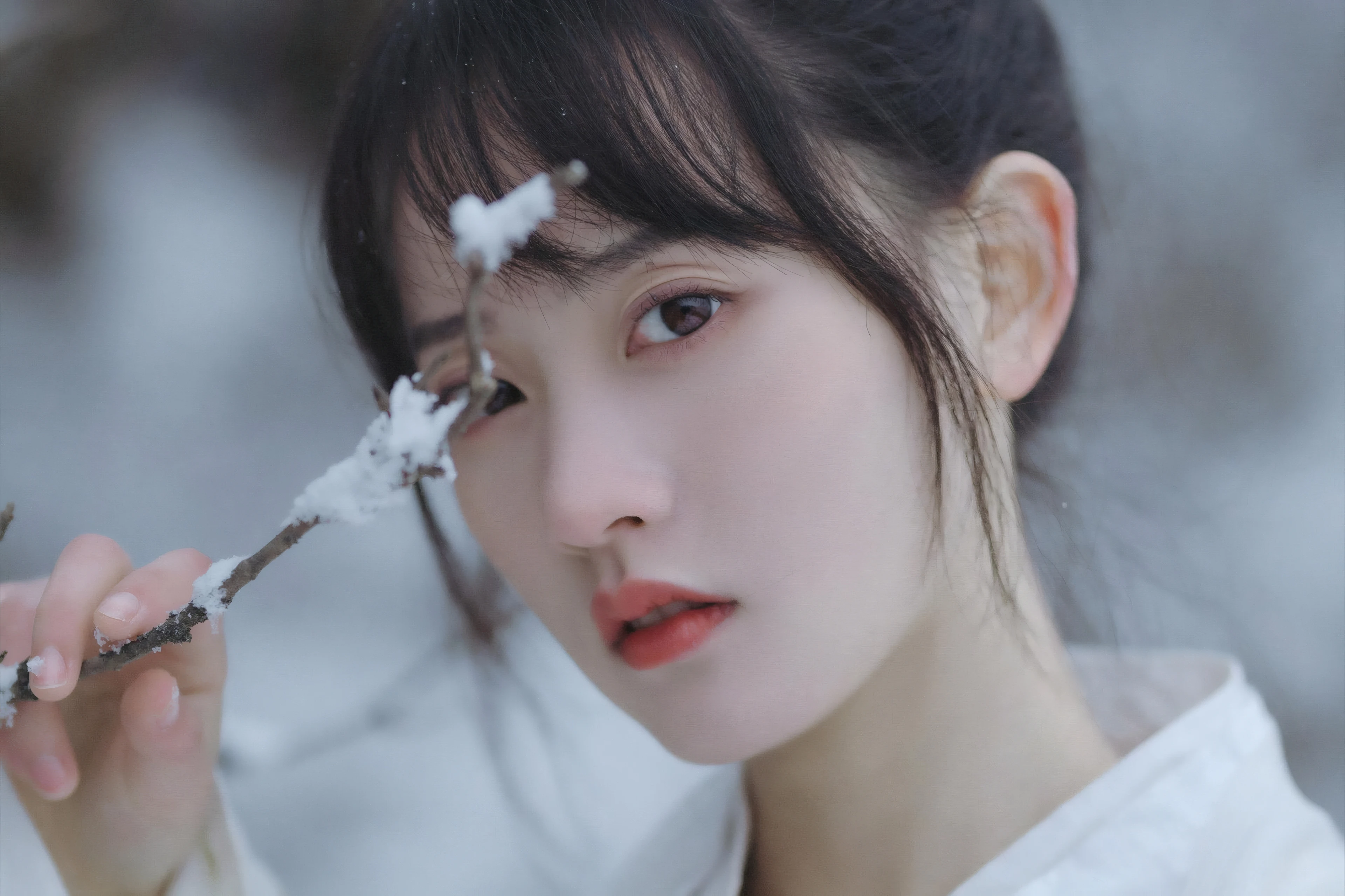 颜值爆表的 国内女生 脸部特写写真 4K超清画质 美女壁纸