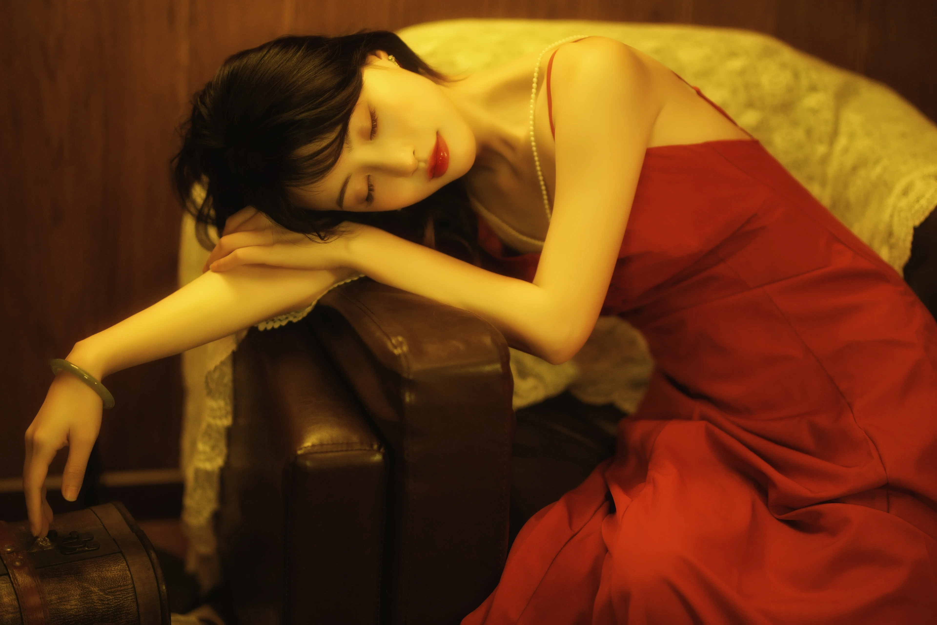 面容姣好的 中国佳人 面部高清摄影 4K极致清晰  PC屏保